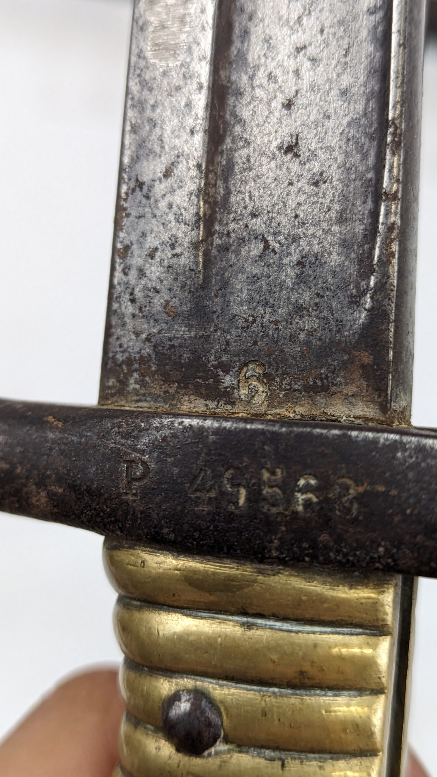 French M1866 Chassepot Sword Bayonet And Scabbard - Image 12