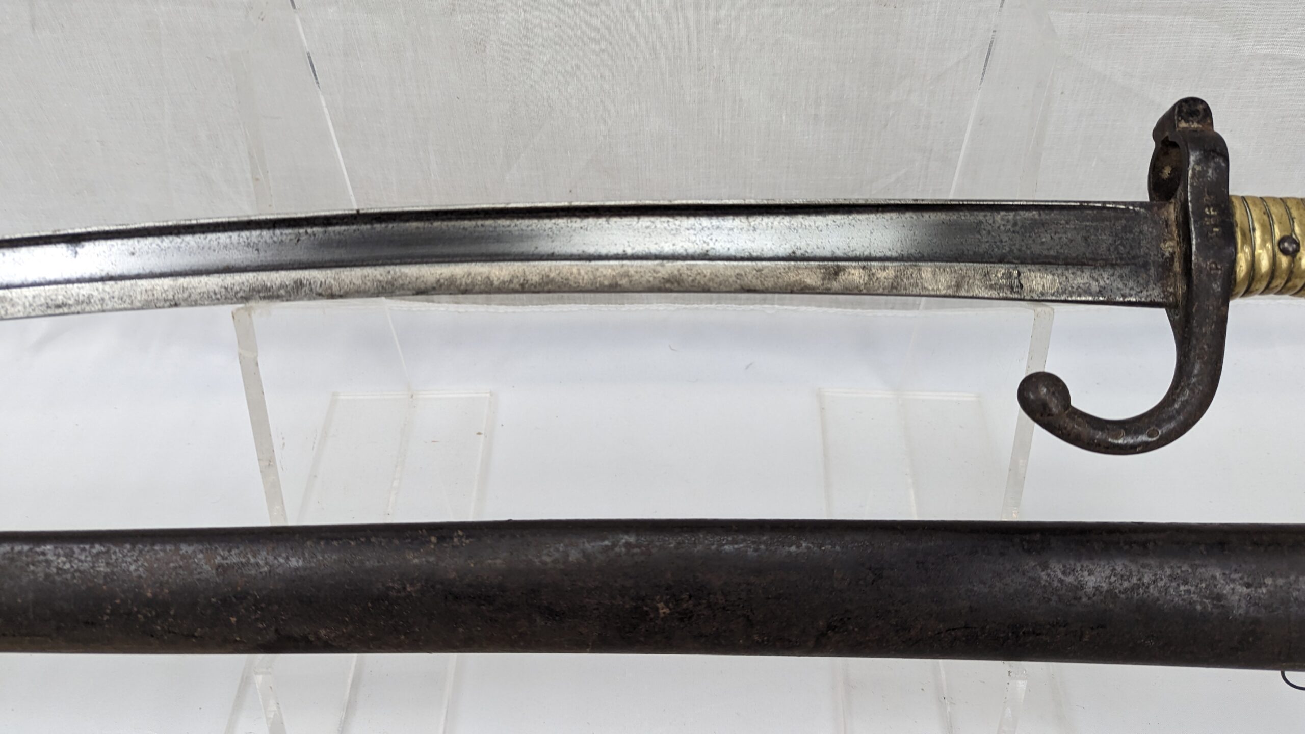French M1866 Chassepot Sword Bayonet And Scabbard - Image 3