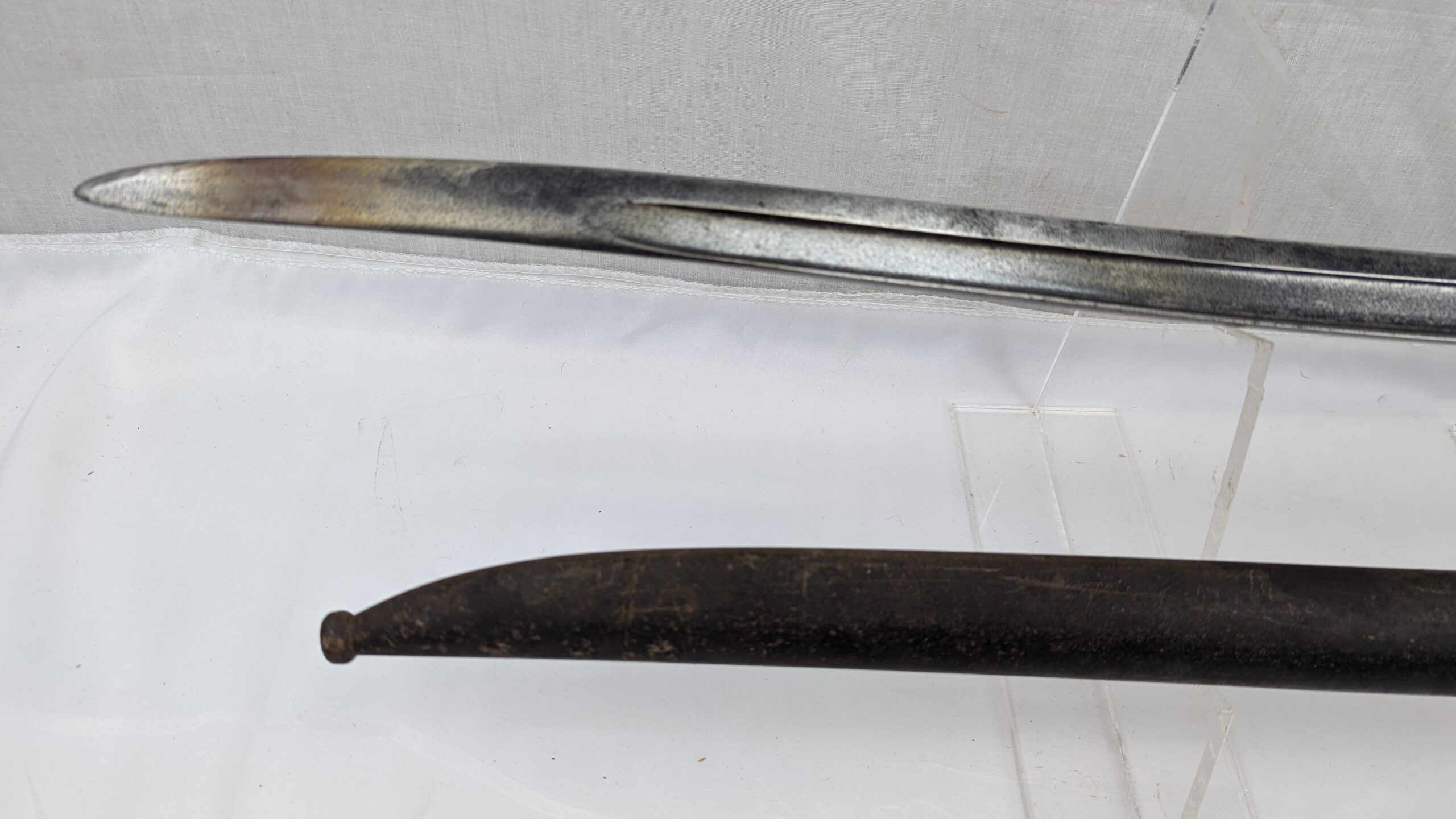 French M1866 Chassepot Sword Bayonet And Scabbard - Image 9