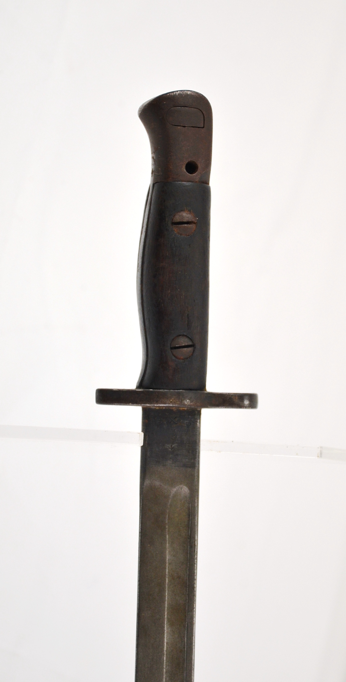 WW1 1907 Sanderson Sword Bayonet For The SMLE With Leather Scabbard - Image 12