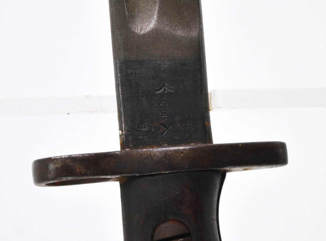 WW1 1907 Sanderson Sword Bayonet For The SMLE With Leather Scabbard - Image 4