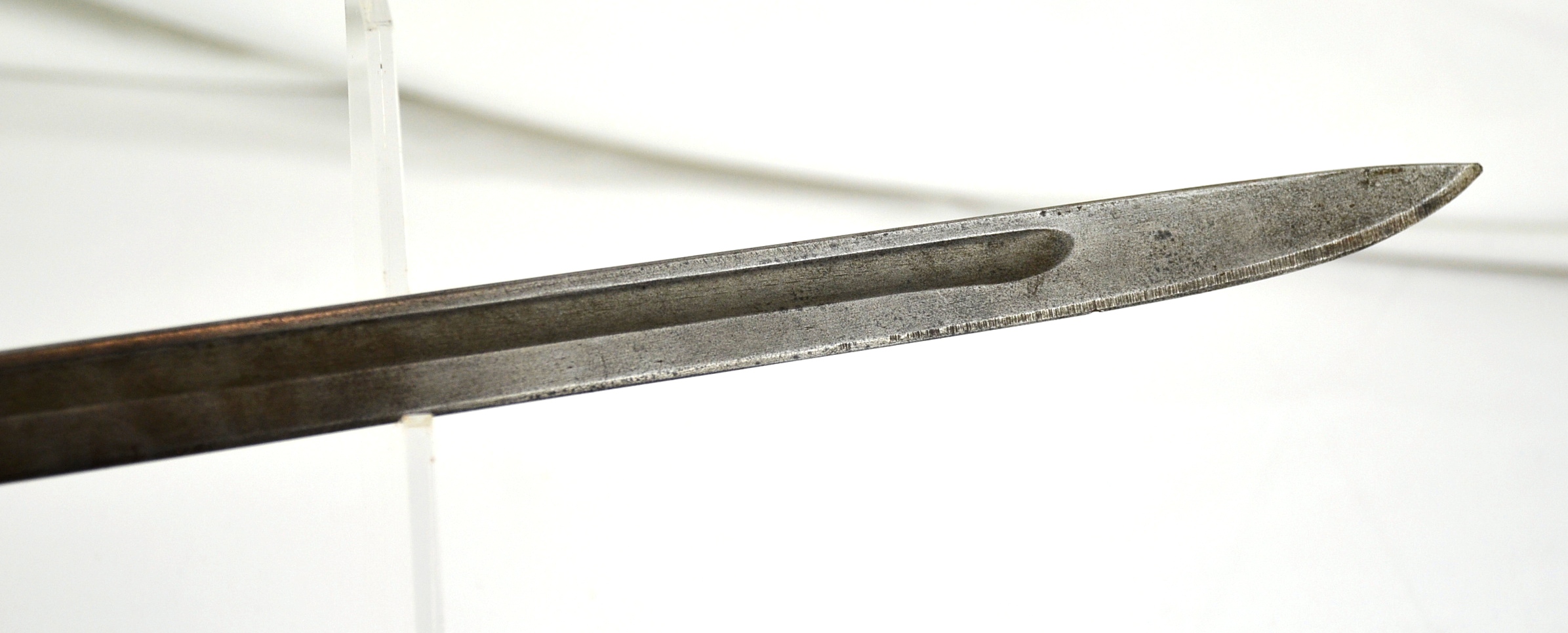 WW1 1907 Sanderson Sword Bayonet For The SMLE With Leather Scabbard - Image 10