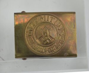 German Army WW2 Brass Belt Buckle