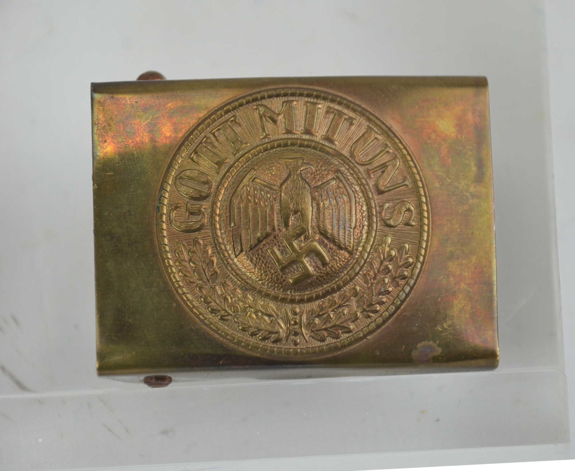 German Army WW2 Brass Belt Buckle