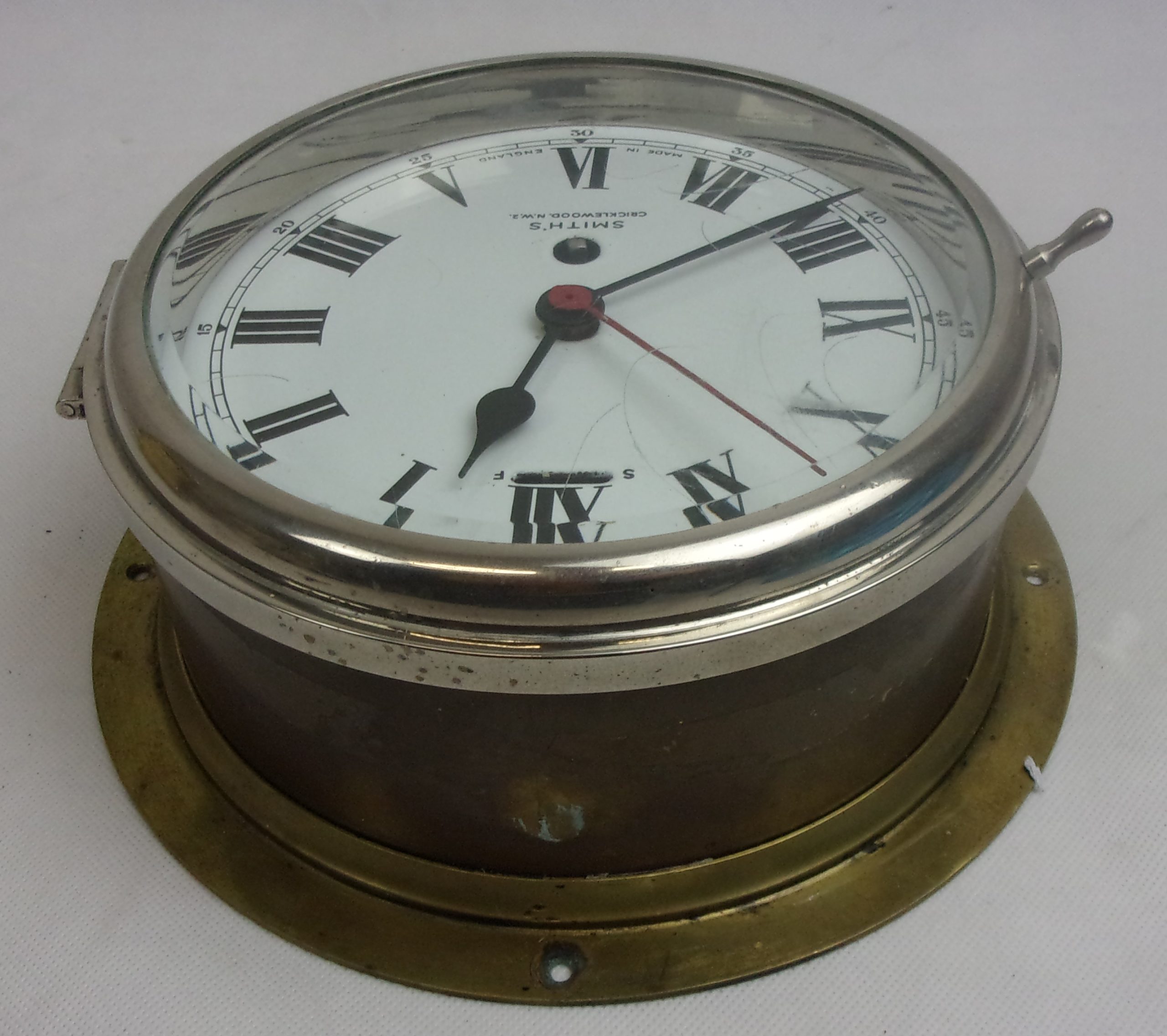 Smith's Ships Bulkhead Clock - Image 3
