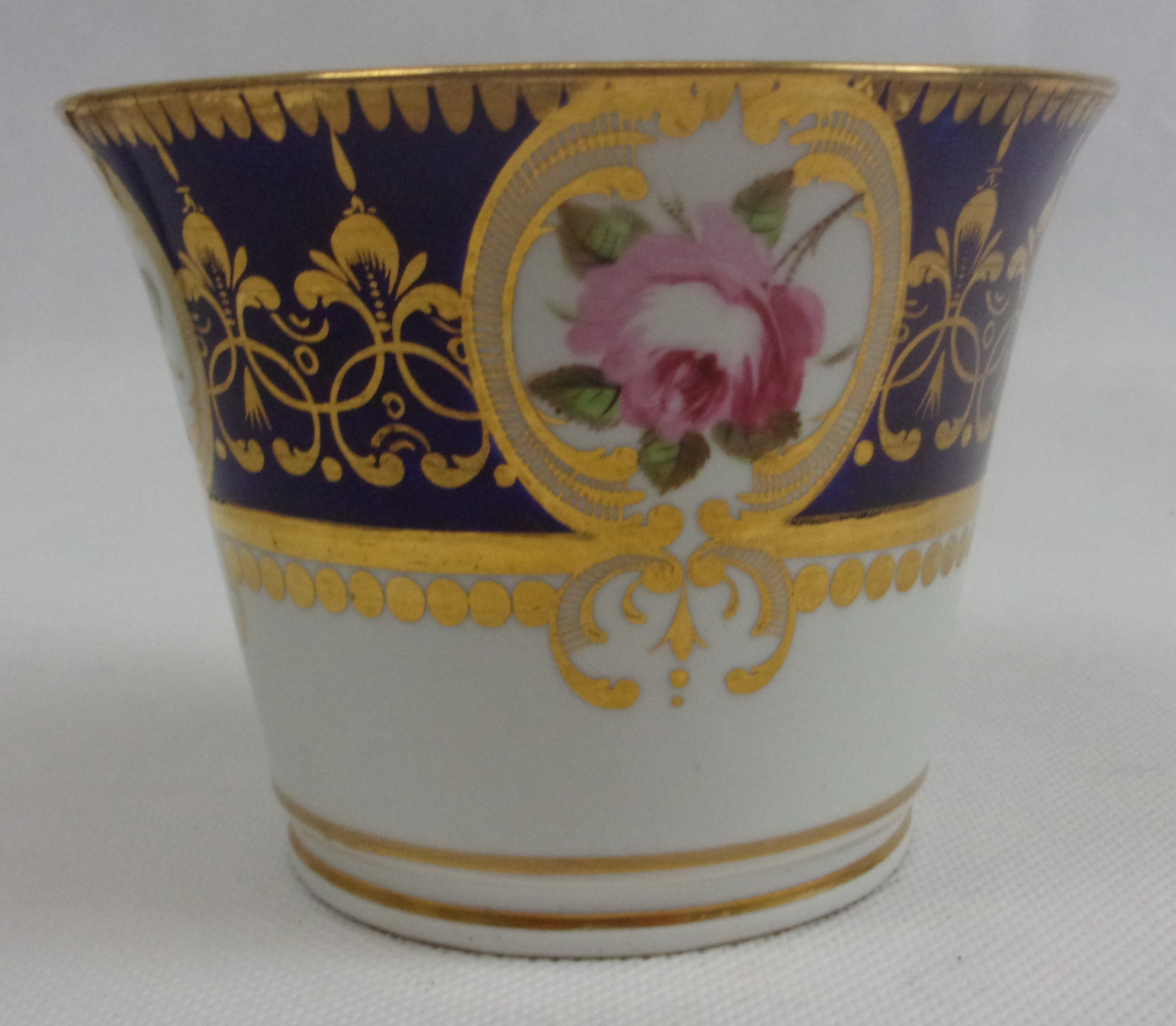 Circa 1790 Royal Worcester Hot Chocolate Cup And Saucer - Image 6