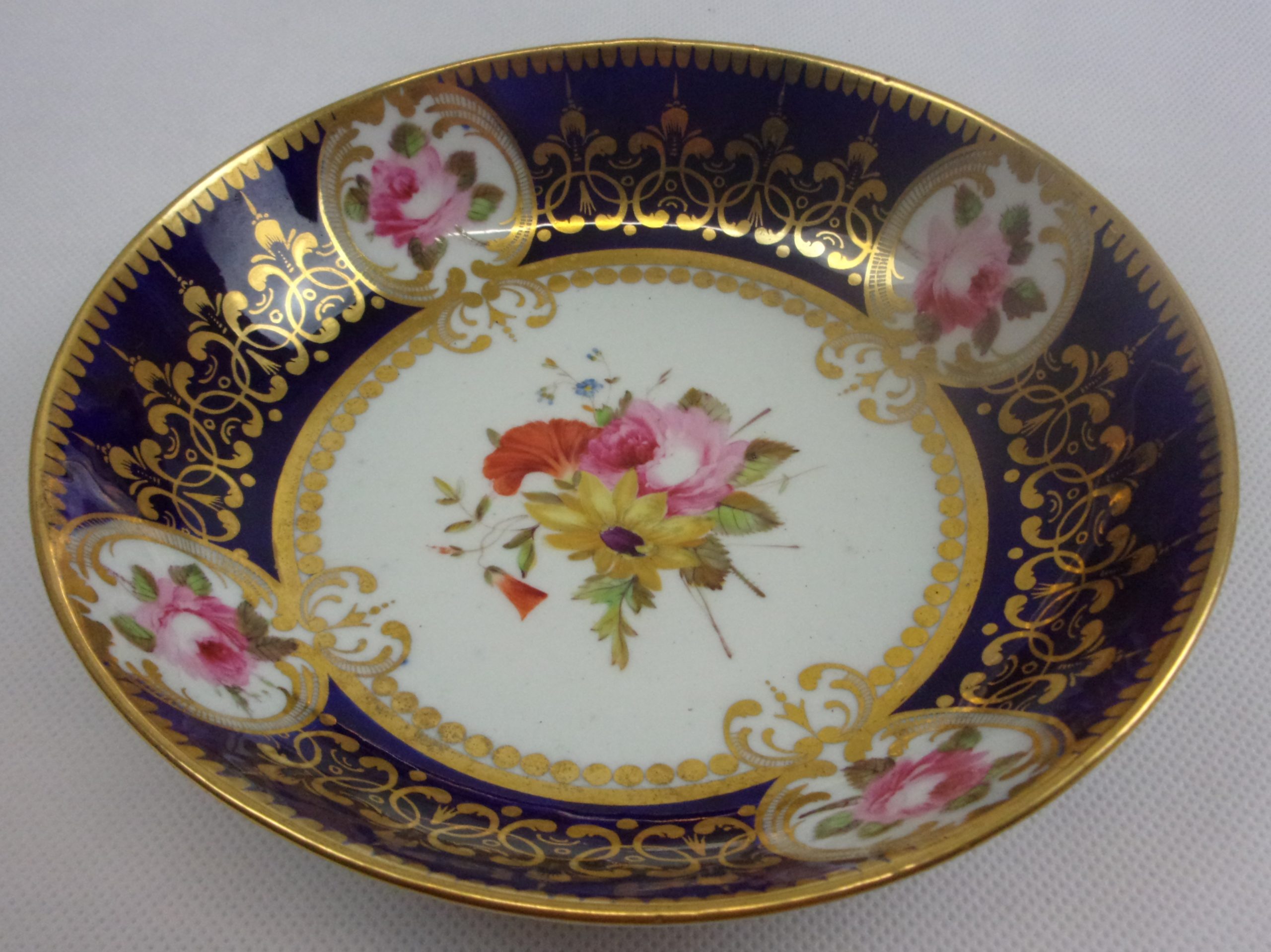 Circa 1790 Royal Worcester Hot Chocolate Cup And Saucer - Image 13