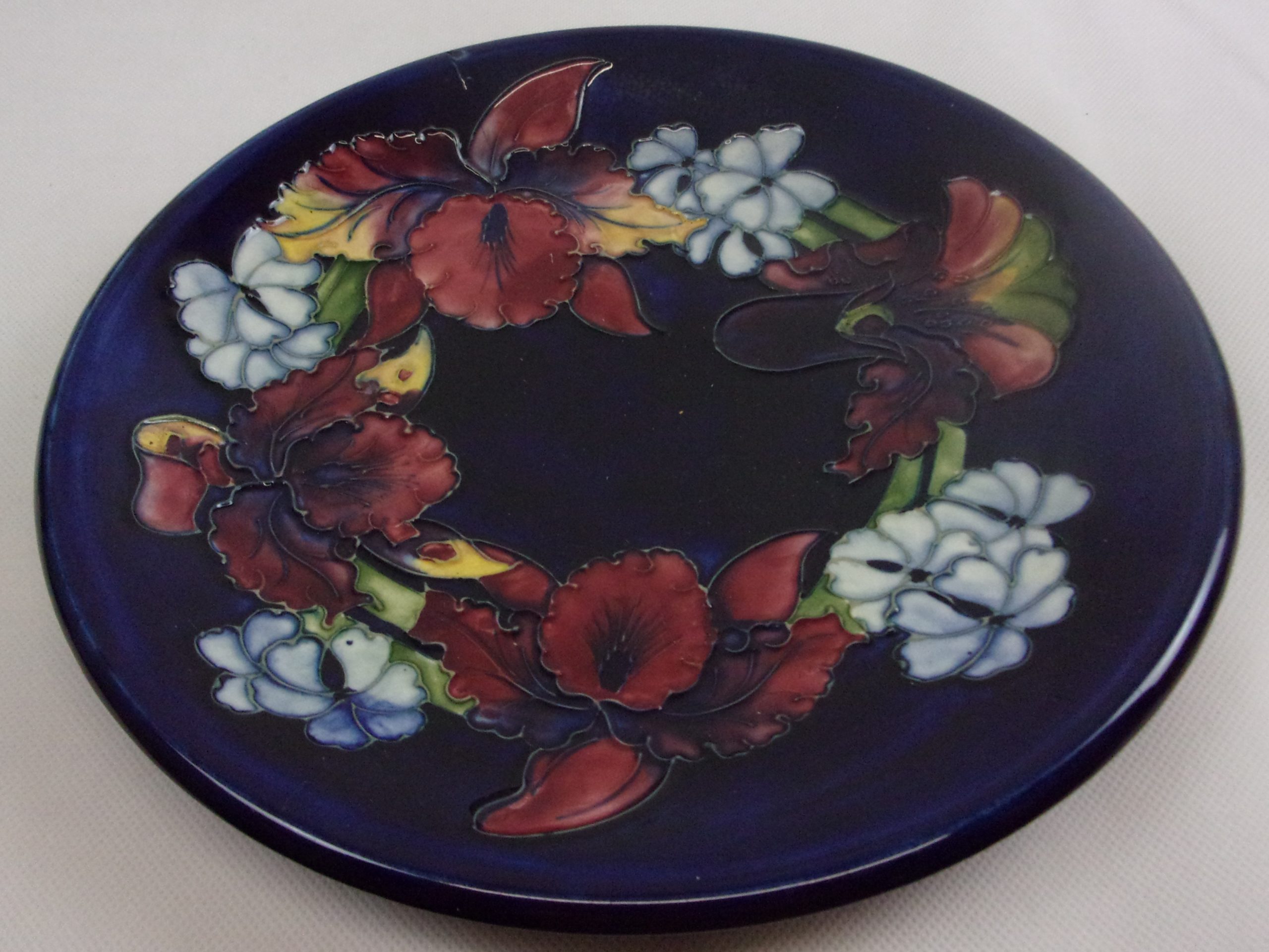 Moorcroft Orchid Pattern Plate - Image 5