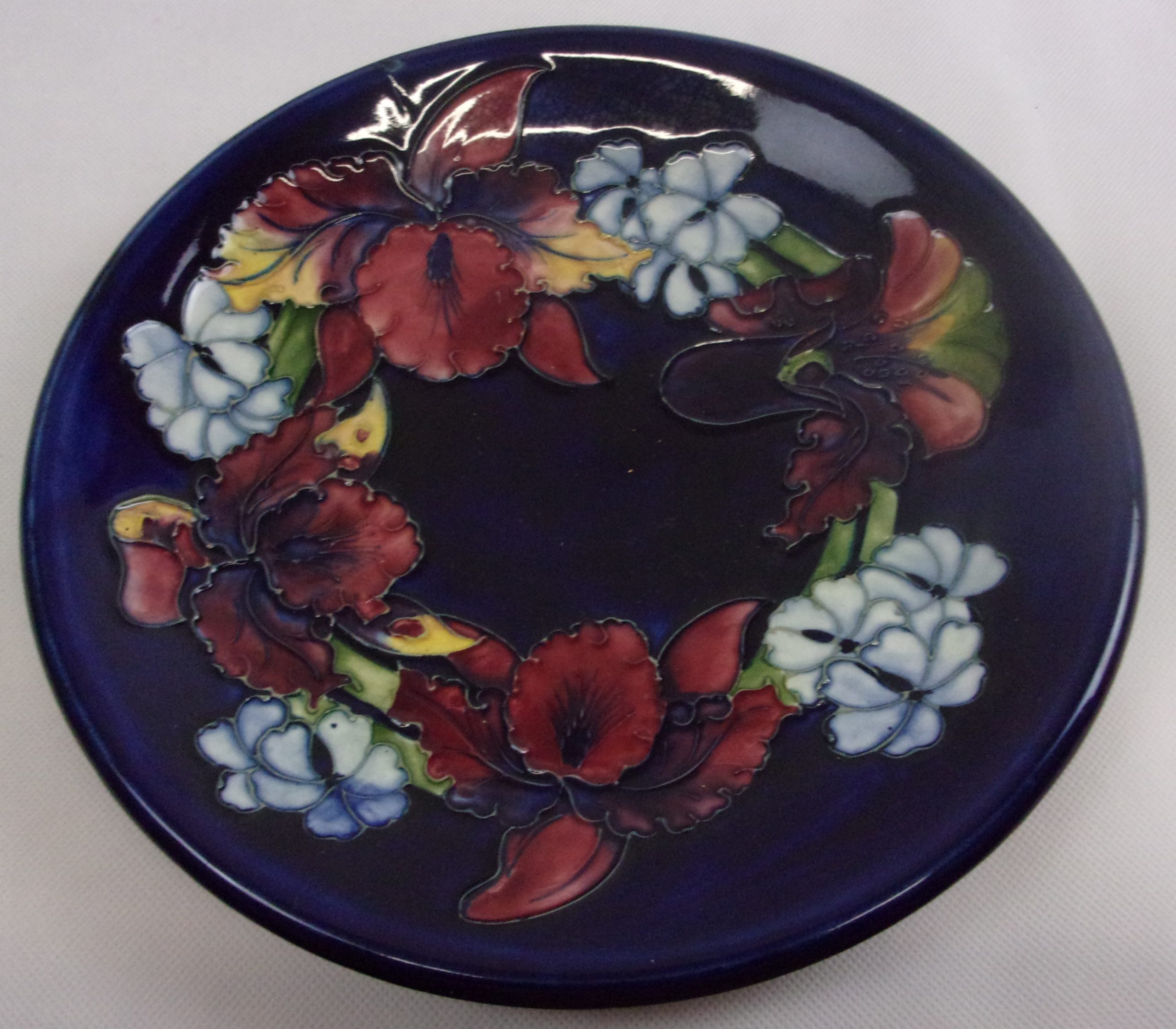 Moorcroft Orchid Pattern Plate - Image 4
