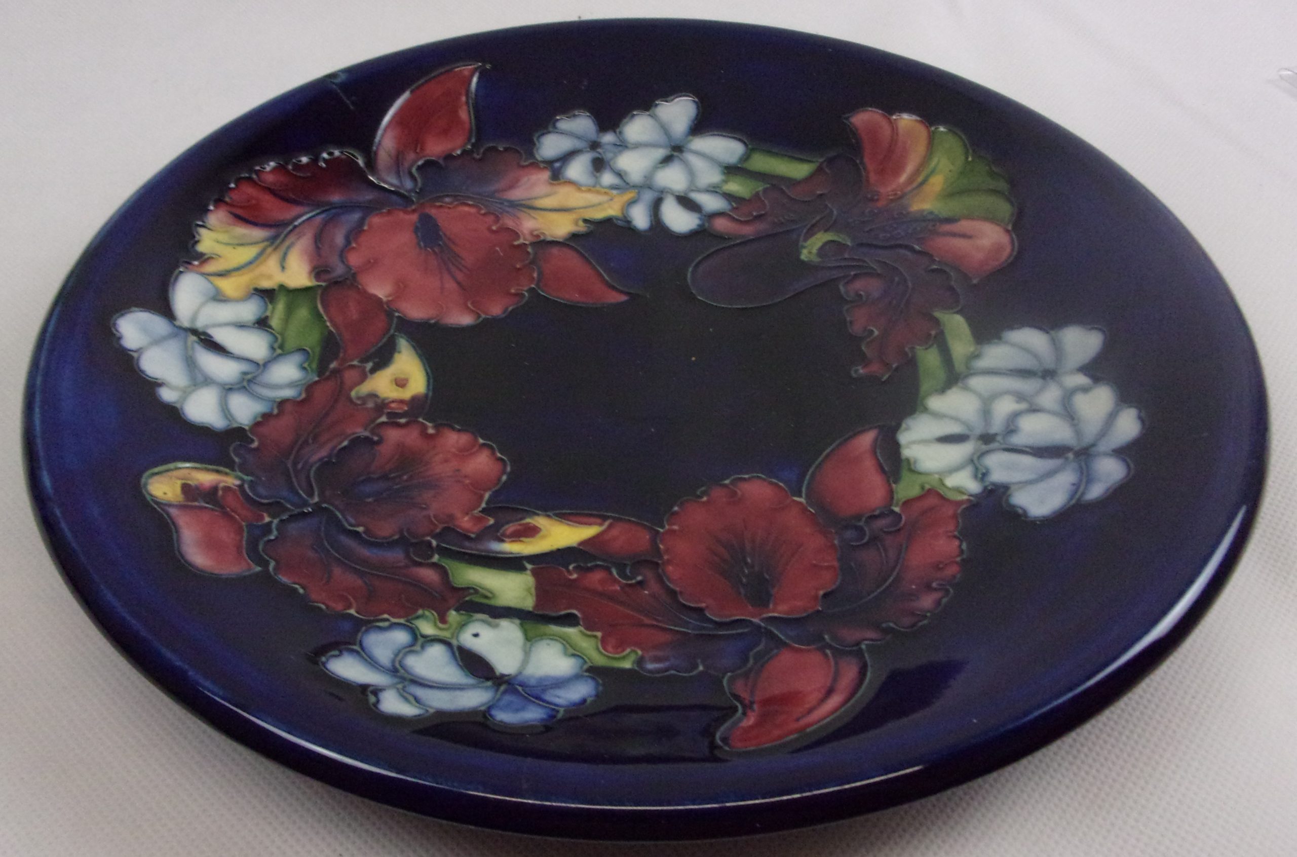 Moorcroft Orchid Pattern Plate - Image 3