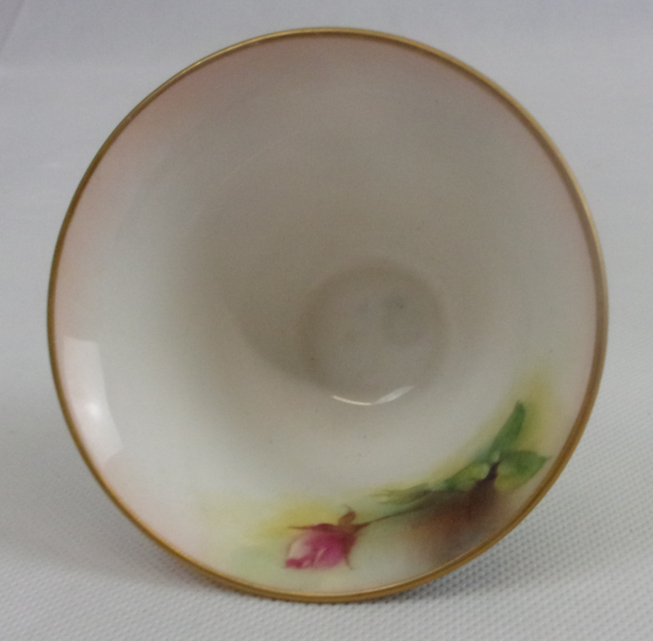 1894 Royal Worcester Headley Small Rose Bowl - Image 7