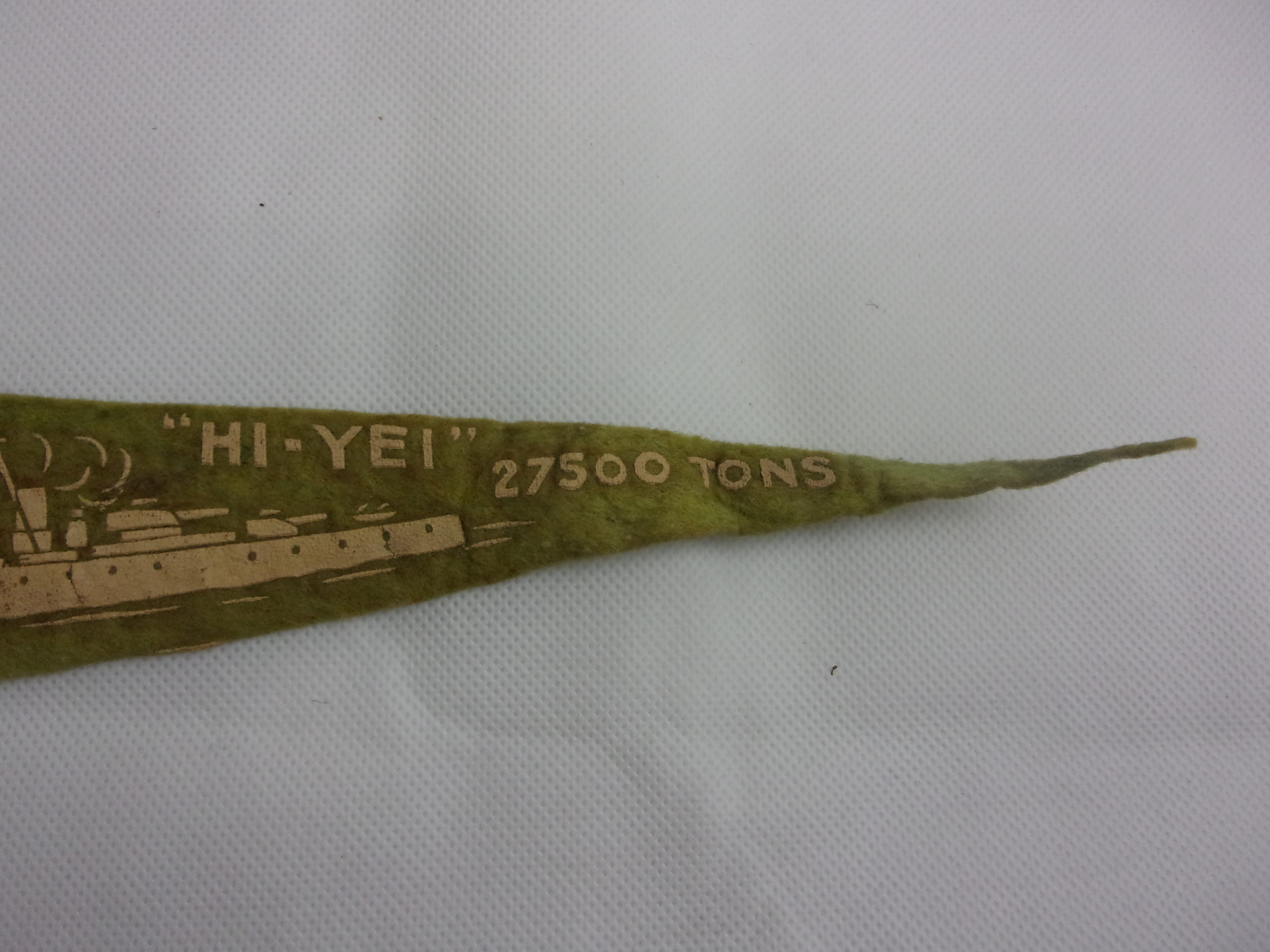 1914 Japanese Battleship Hiei Pennant - Image 3