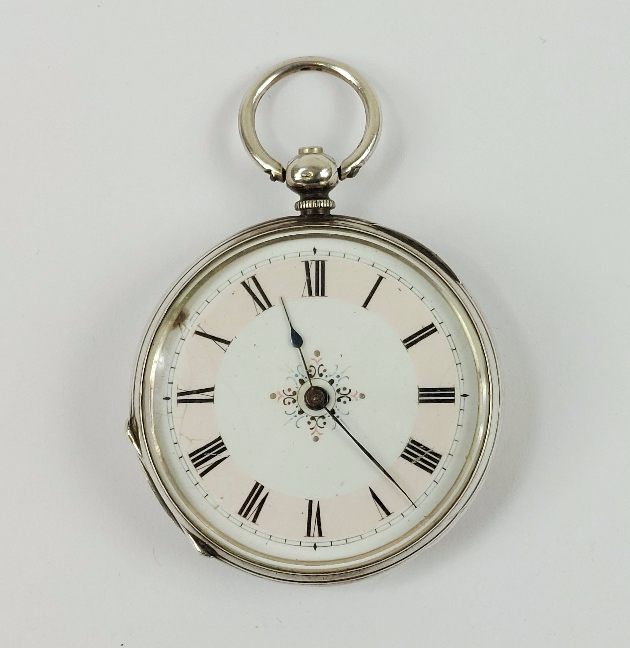 c1900 Ladies Continental Silver Pocket Watch