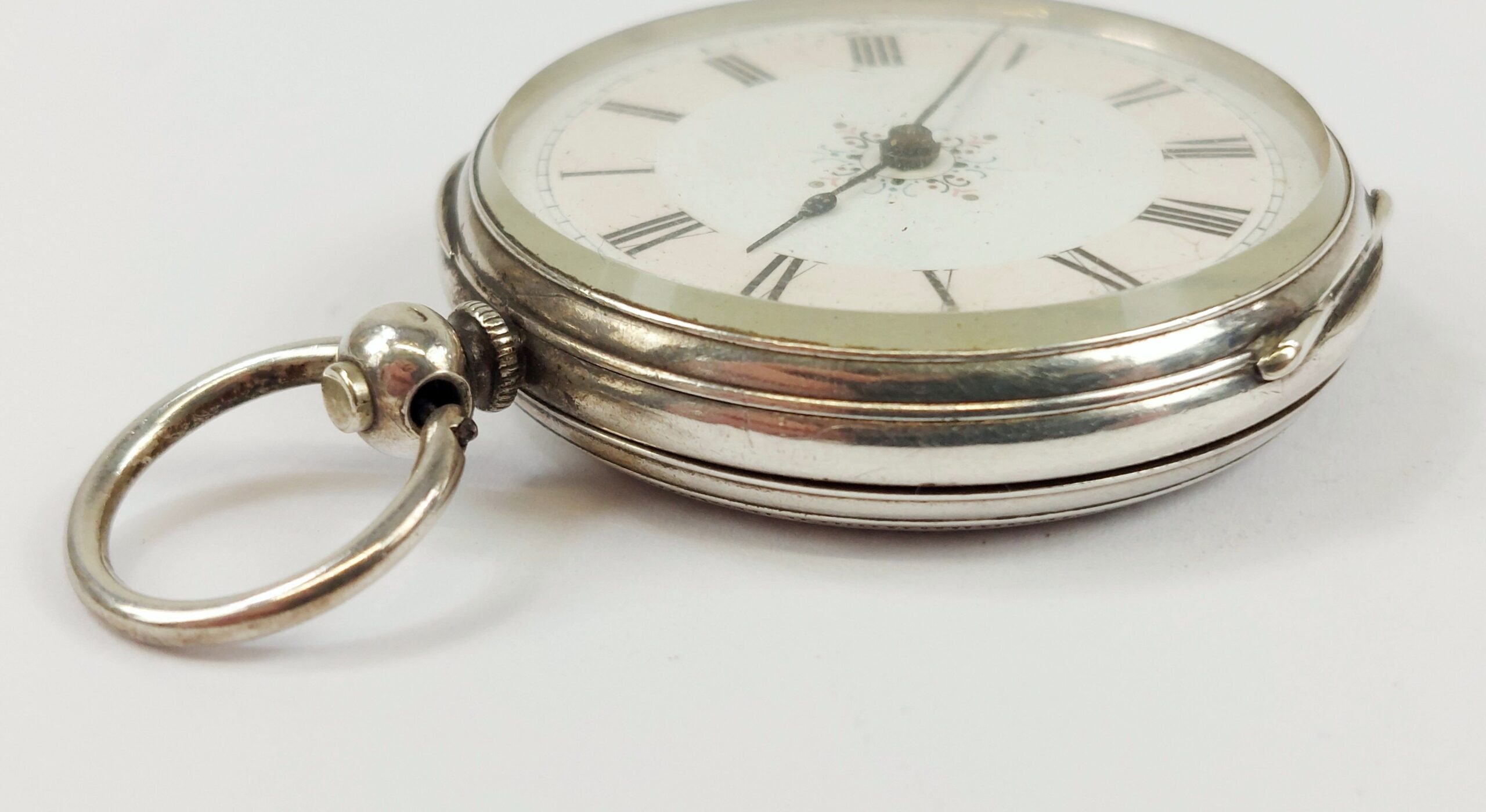 c1900 Ladies Continental Silver Pocket Watch - Image 5