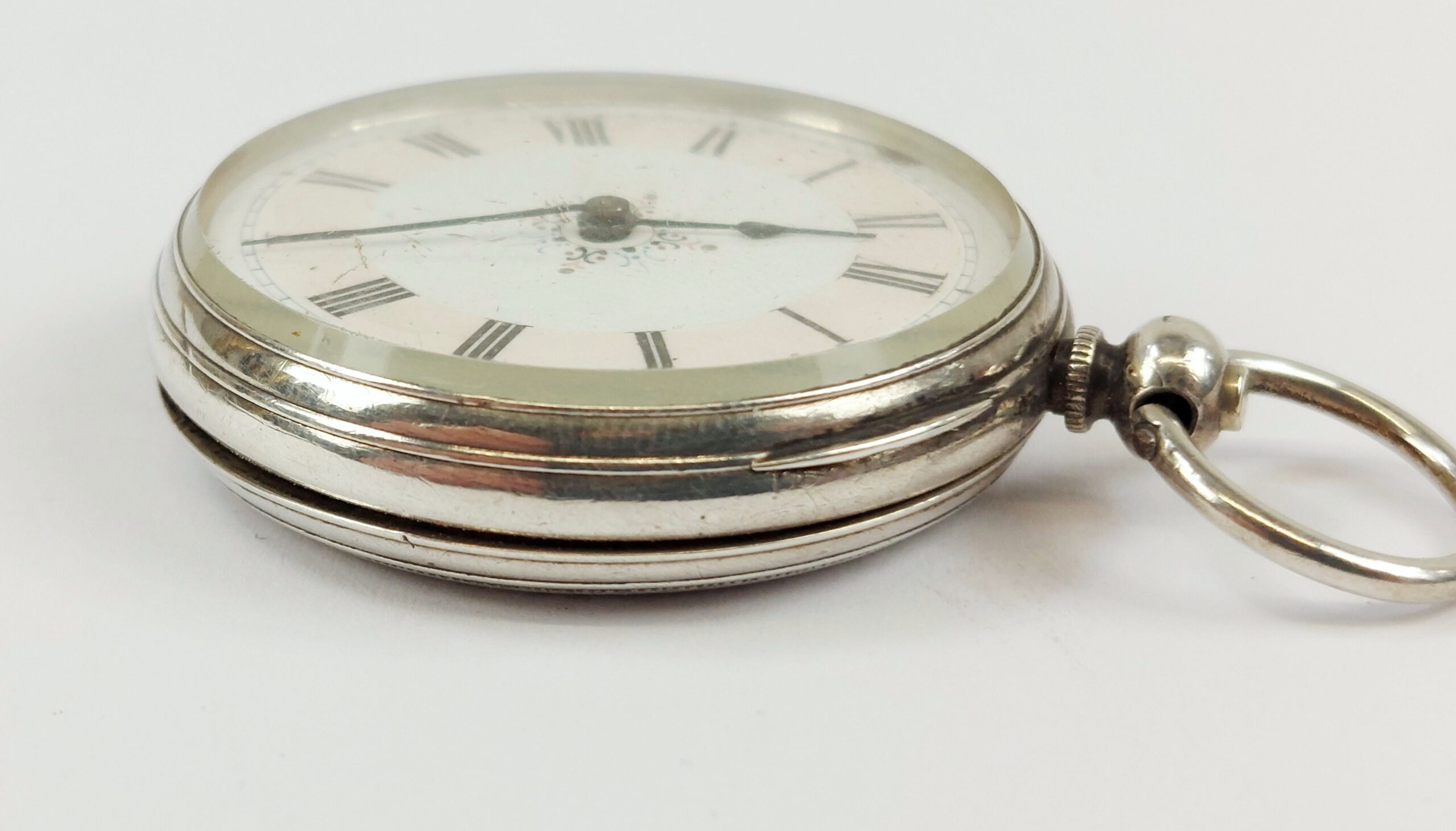 c1900 Ladies Continental Silver Pocket Watch - Image 7