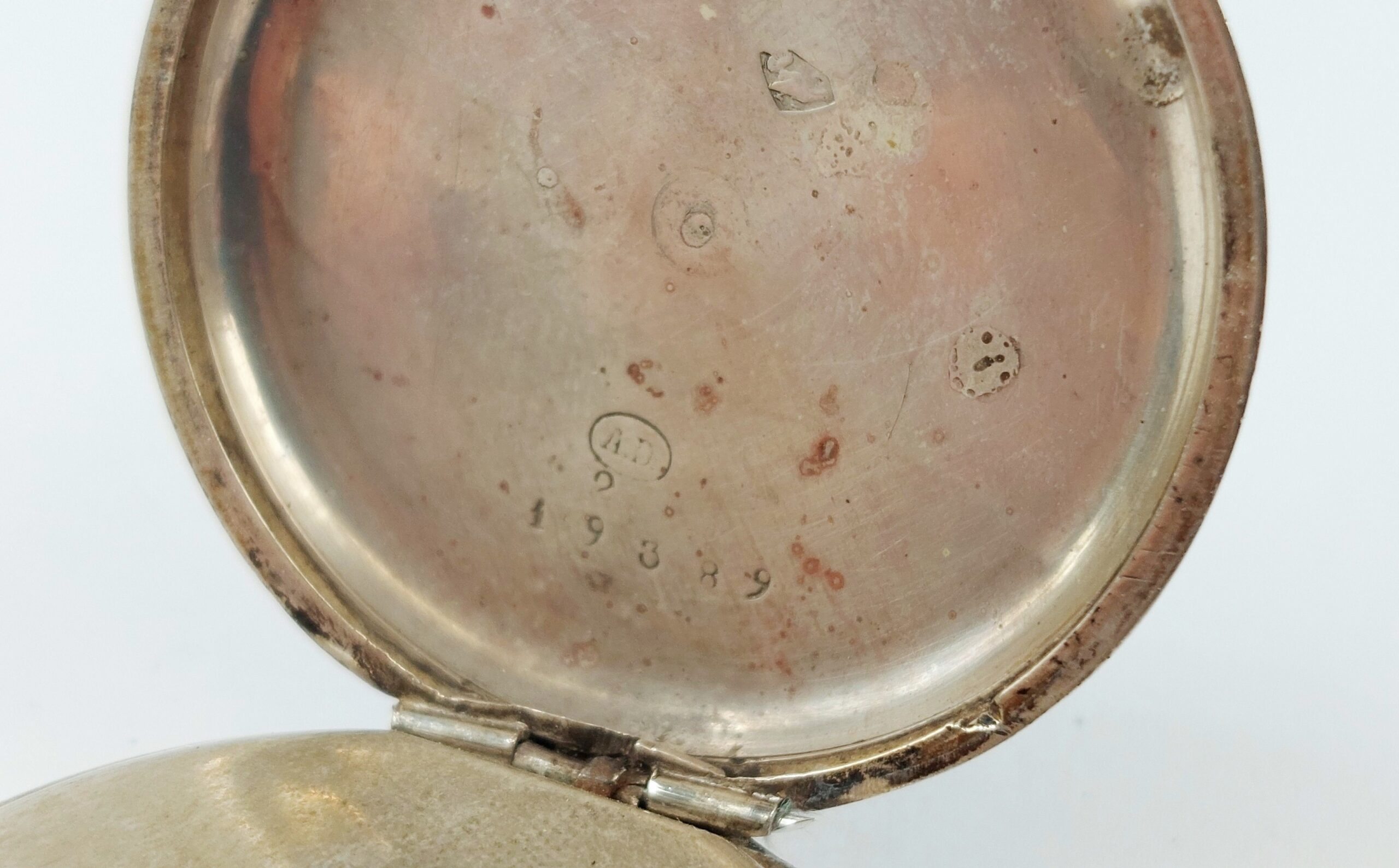 c1900 Ladies Continental Silver Pocket Watch - Image 9