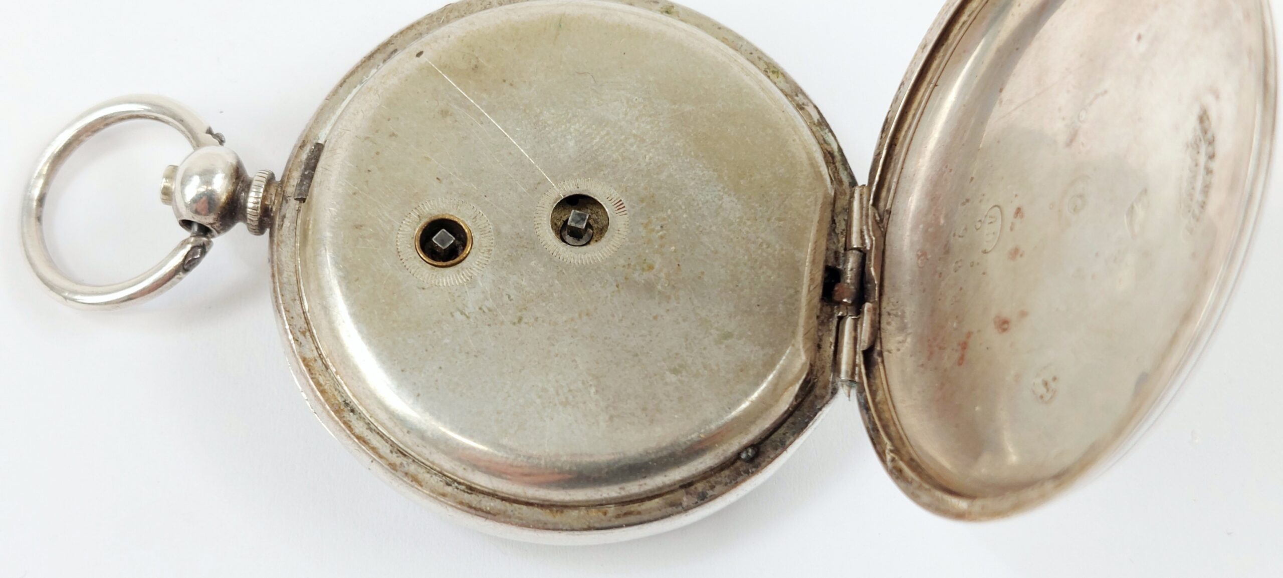 c1900 Ladies Continental Silver Pocket Watch - Image 10