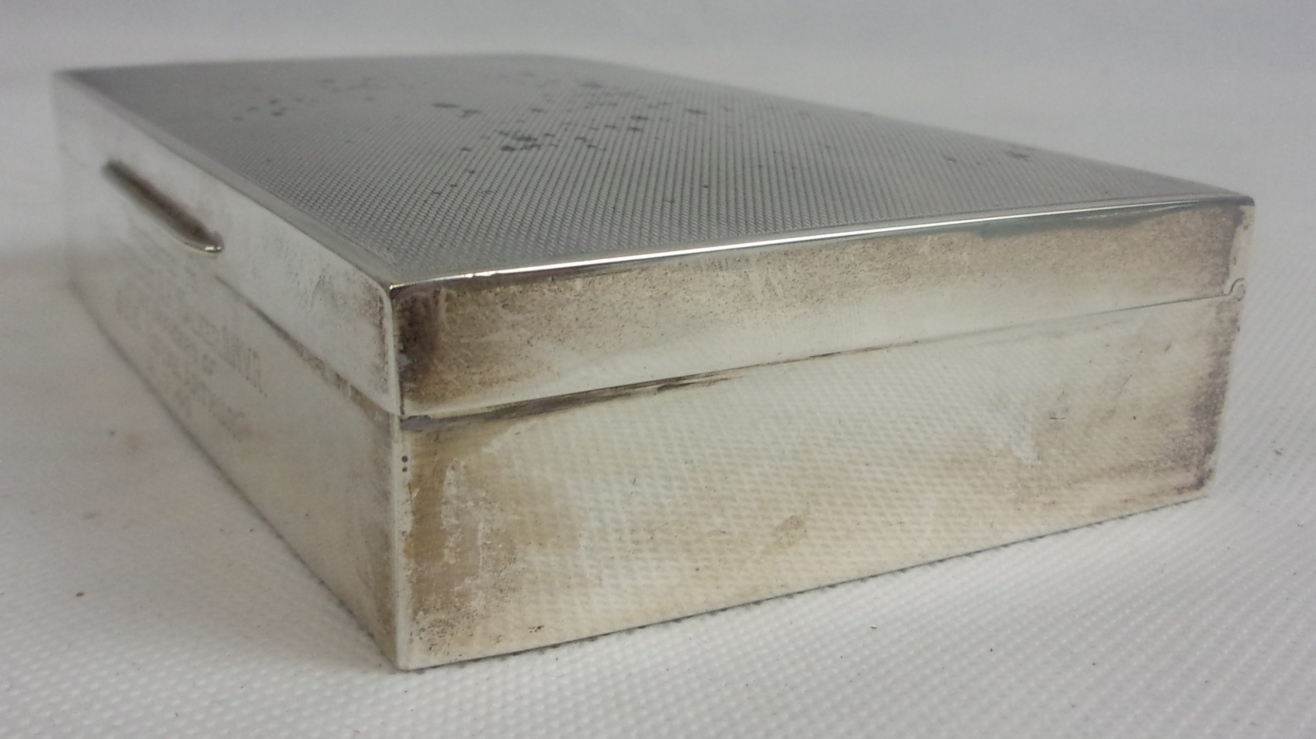 Sheffield 1939 Silver Cigarette Case HMS Royal Arthur - Image 5