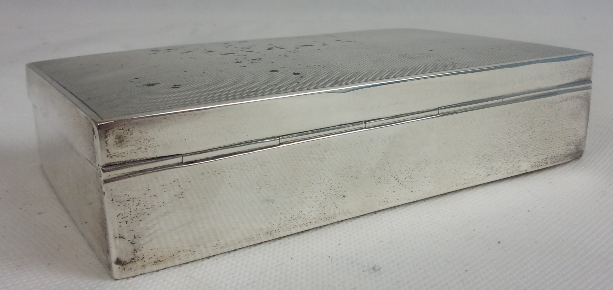 Sheffield 1939 Silver Cigarette Case HMS Royal Arthur - Image 4