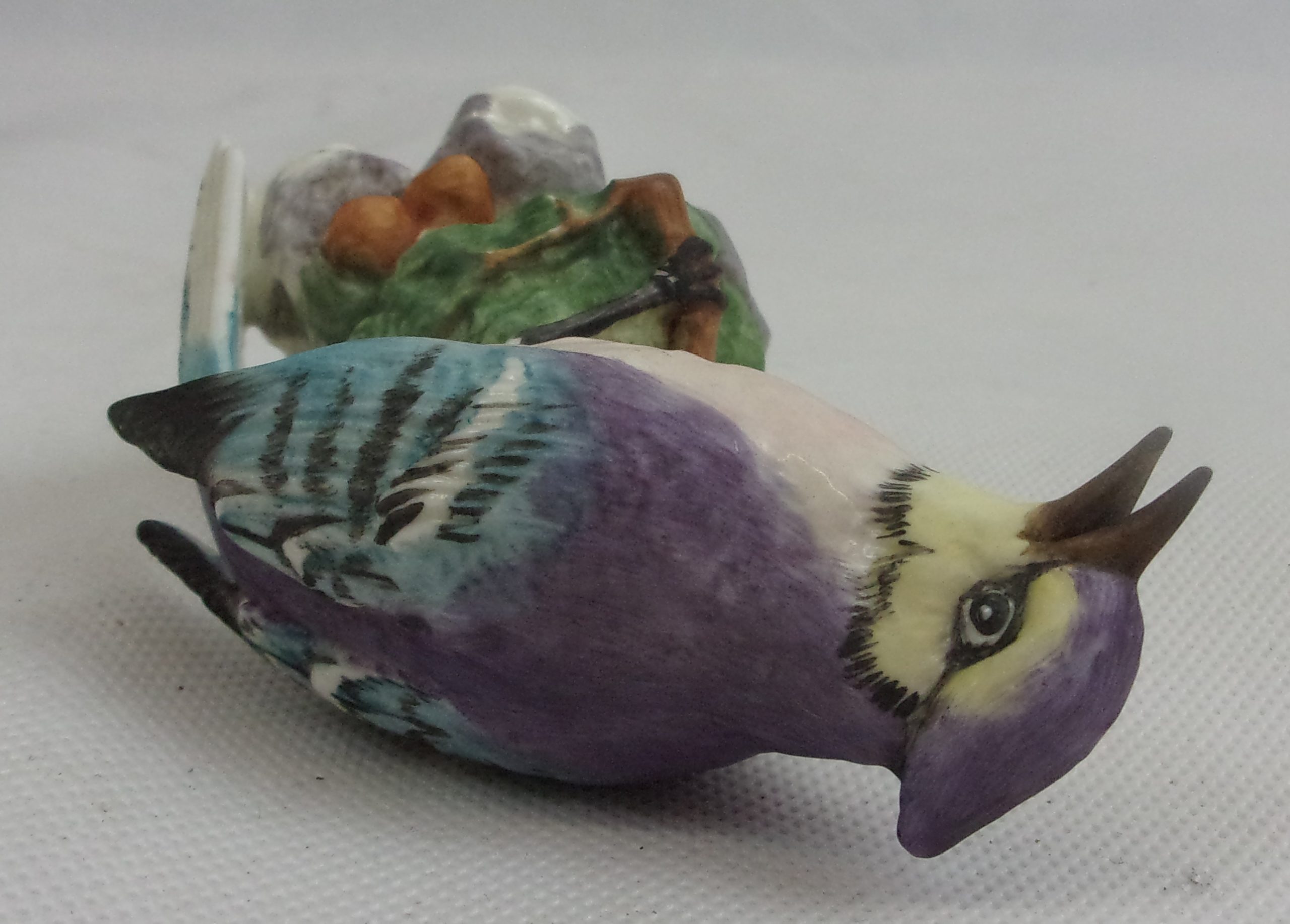 Royal Worcester Blue Jay Birds #3644 - Image 2