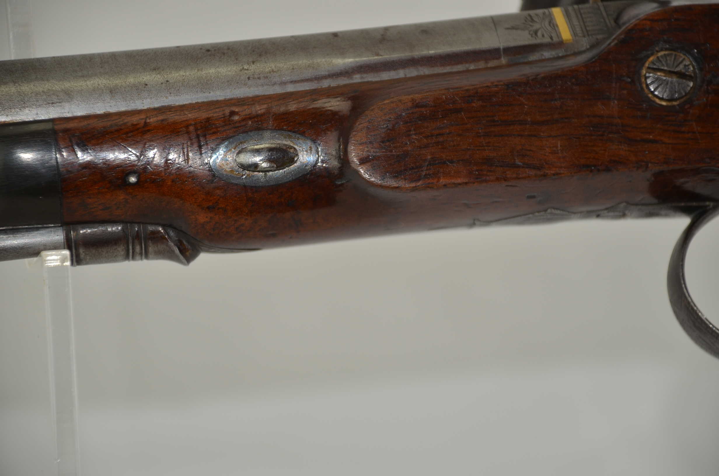 An Early 19th Century Pair of Early Percussion Duelling Pistols by Mortimer - Image 16