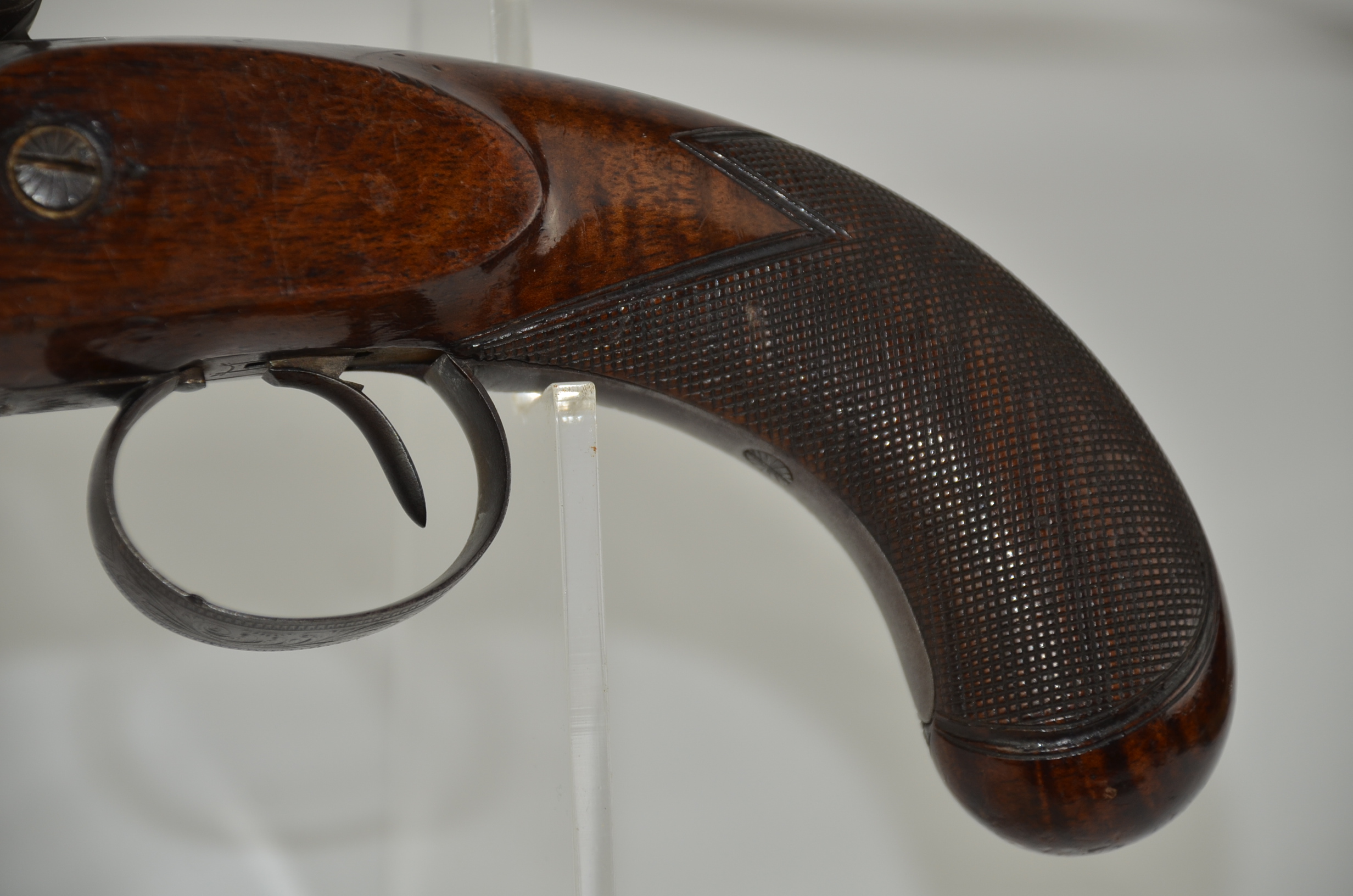 An Early 19th Century Pair of Early Percussion Duelling Pistols by Mortimer - Image 17