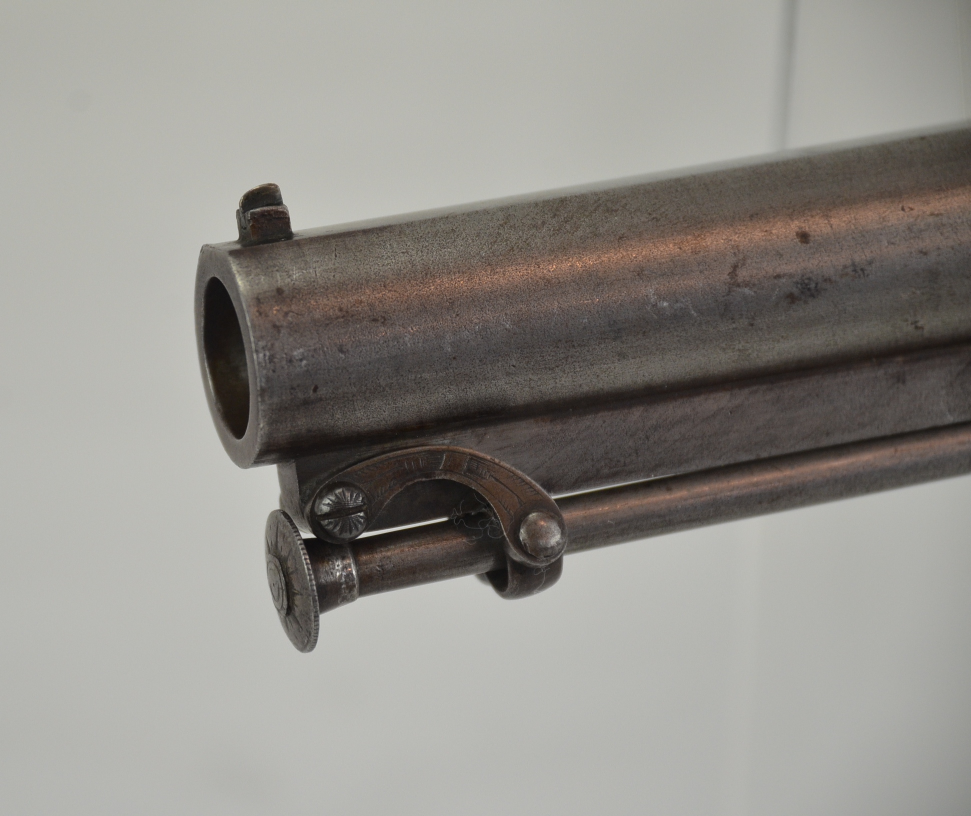 An Early 19th Century Pair of Early Percussion Duelling Pistols by Mortimer - Image 8