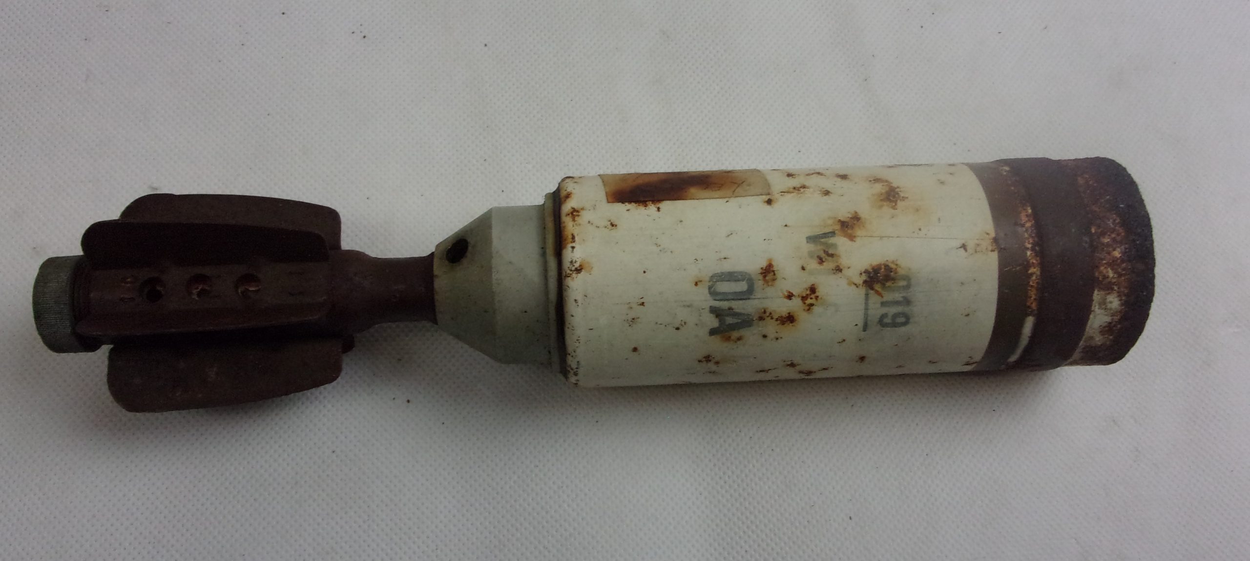 British Army Inert 2 Inch Mortar Illumination Shell Case #2
