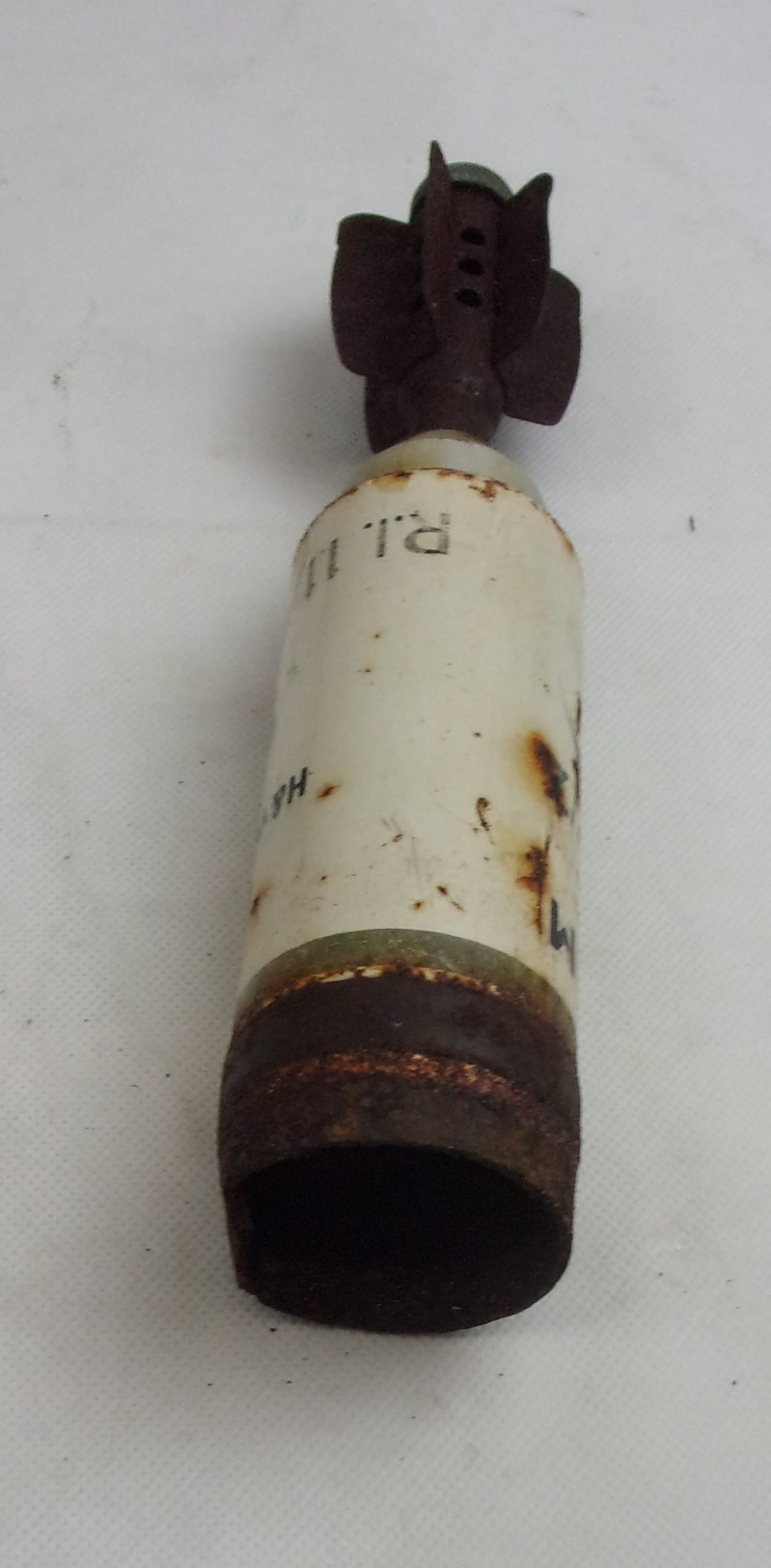 British Army Inert 2 Inch Mortar Illumination Shell Case #3 - Image 2