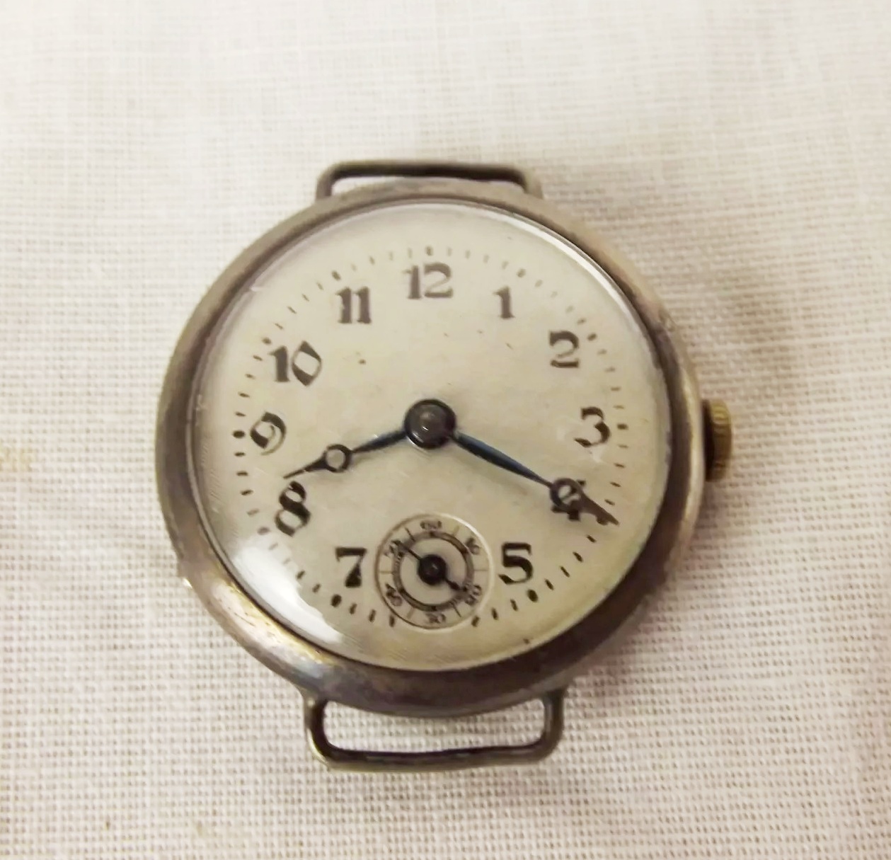 Circa 1910 Pre-Trench Type Silver Gents Watch