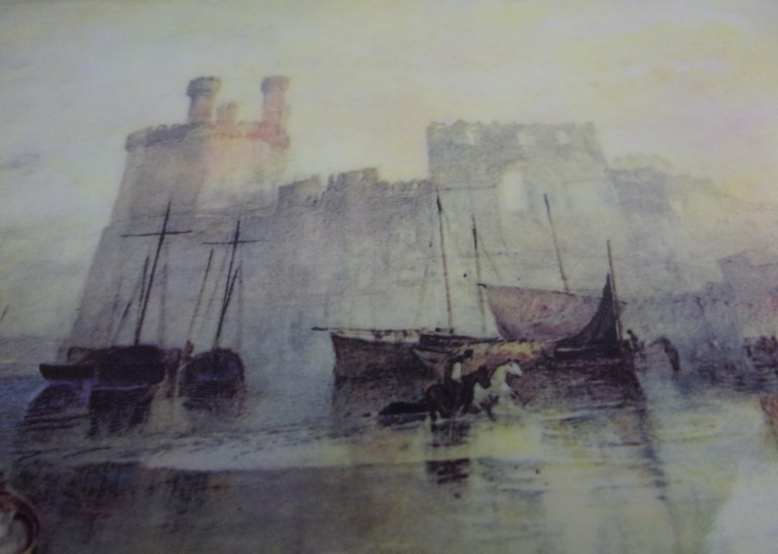 Coalport Plaque Of Caernavon Castle After J. M. W. Turner - Image 5
