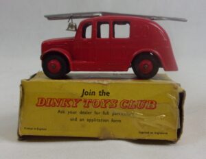 Dinky Toys 250 Streamlined Fire Engine In Its Original Box