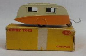 Dinky Toys 190 Weekend Caravan In Its Original Box