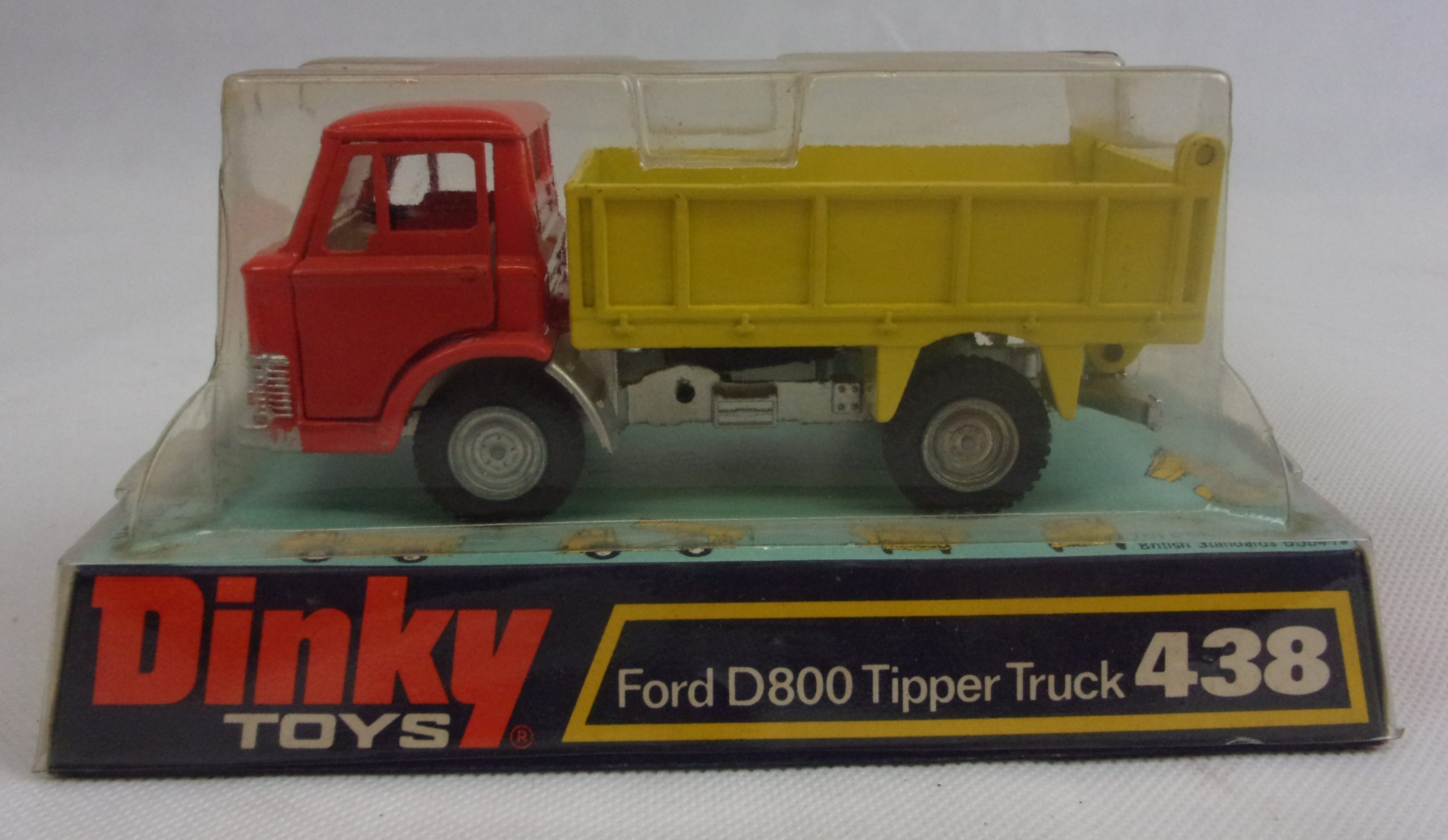 Dinky 438 Ford D800 Tipper Truck With Rare Orange Cab In Its Original Box