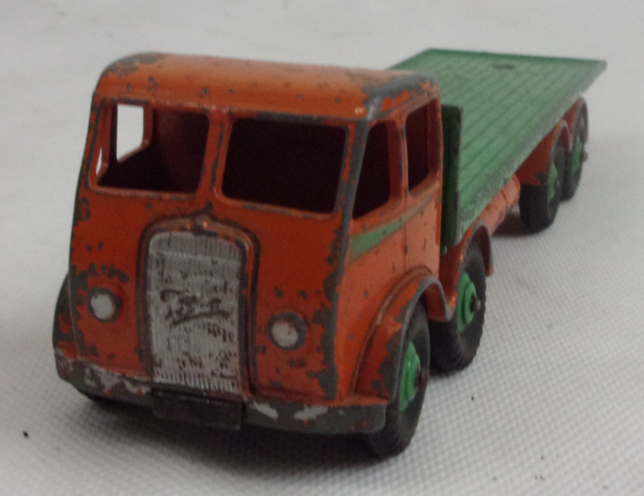 Dinky 902 Foden Flatbed Two Tone Second Type Cab Flat Bed Lorry