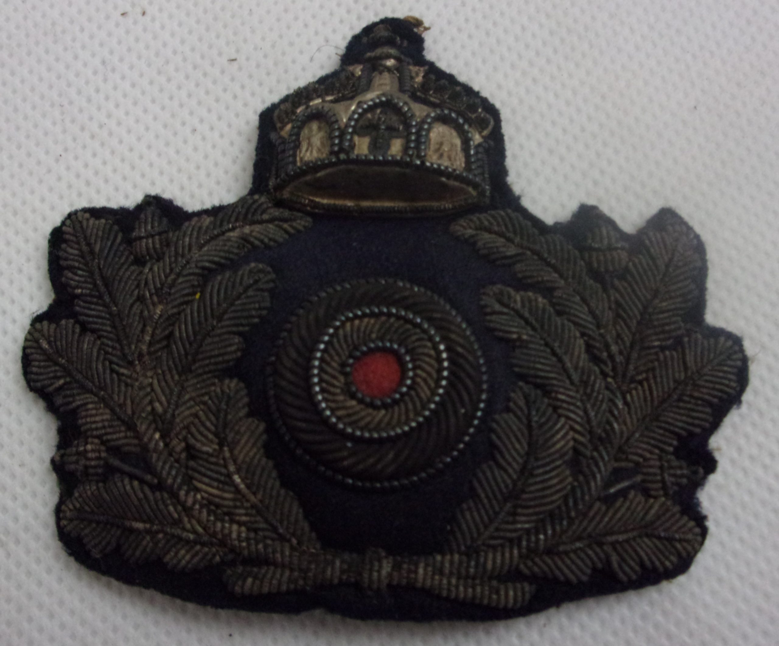 Early Imperial German Navy Kaiserliche Marine Officers Cap Badge