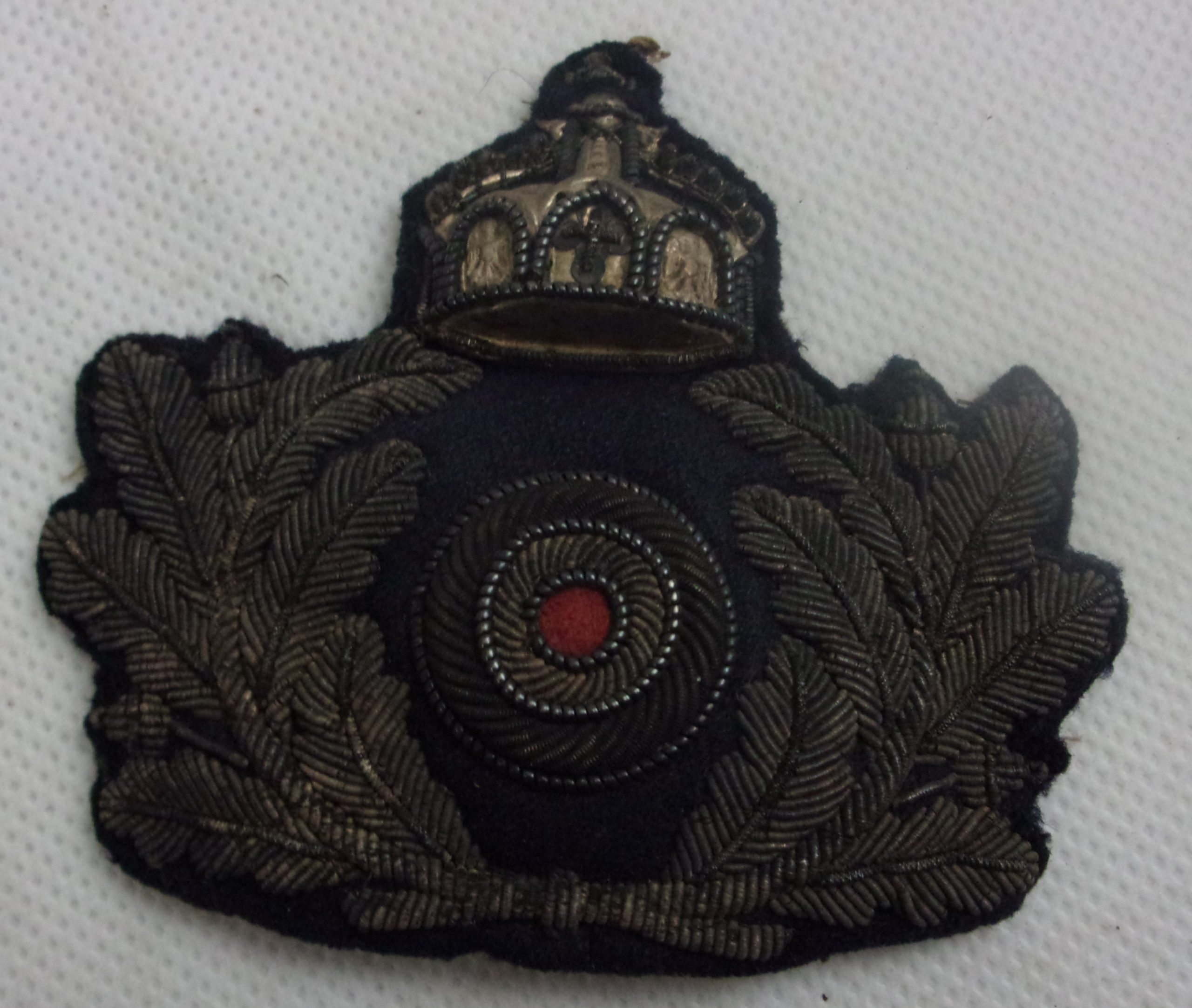 Early Imperial German Navy Kaiserliche Marine Officers Cap Badge - Image 2