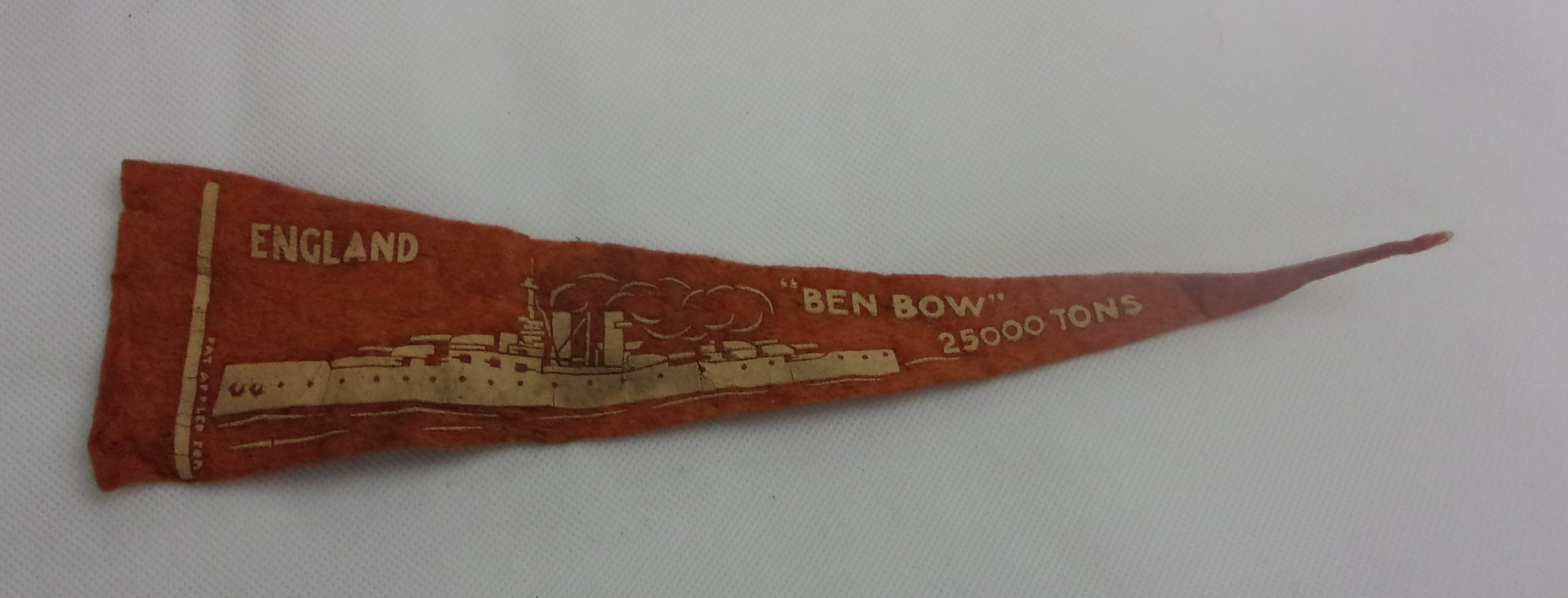 HMS Benbow 1914 Iron Duke Class Battleship Pennant