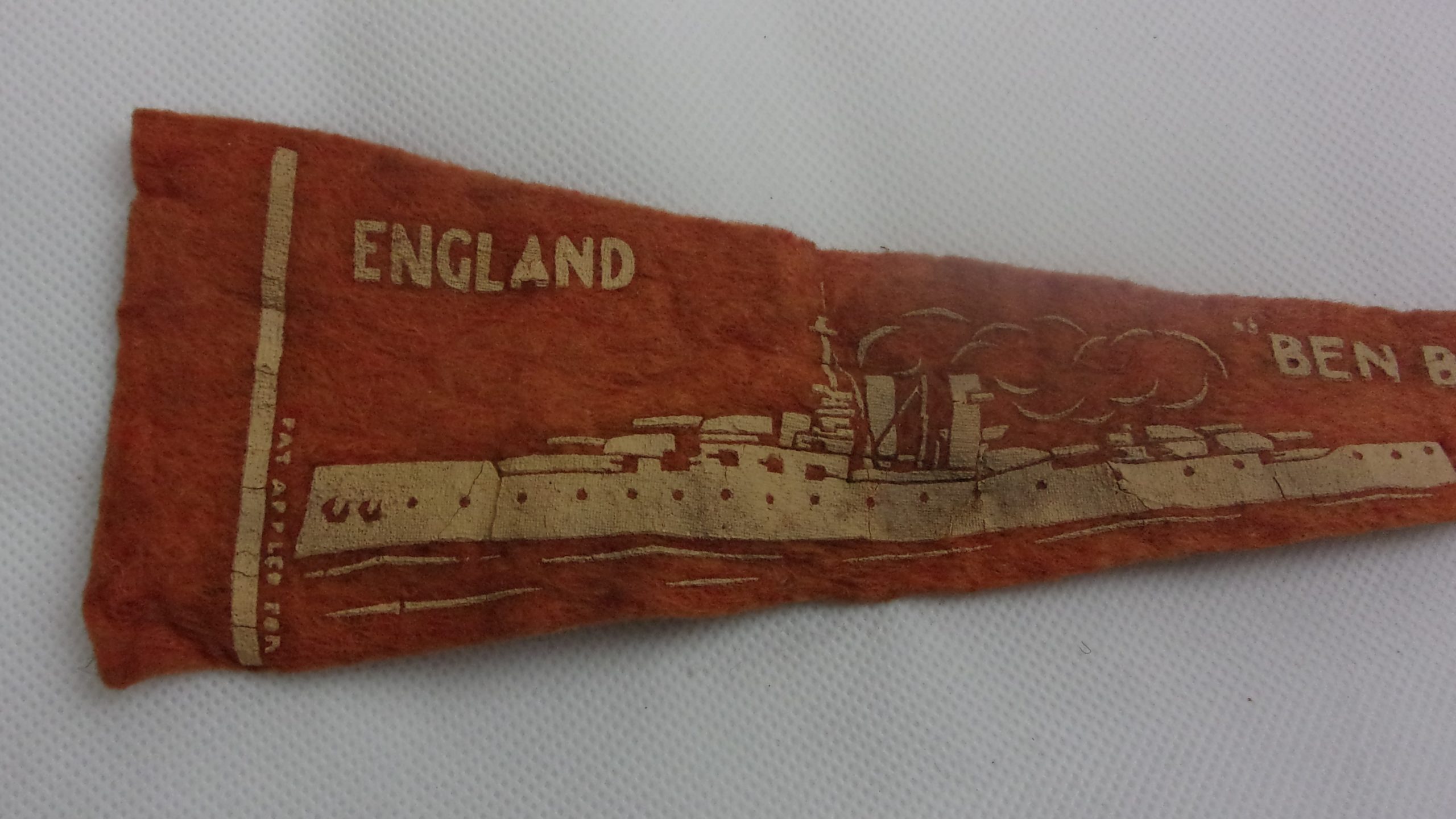 HMS Benbow 1914 Iron Duke Class Battleship Pennant - Image 3
