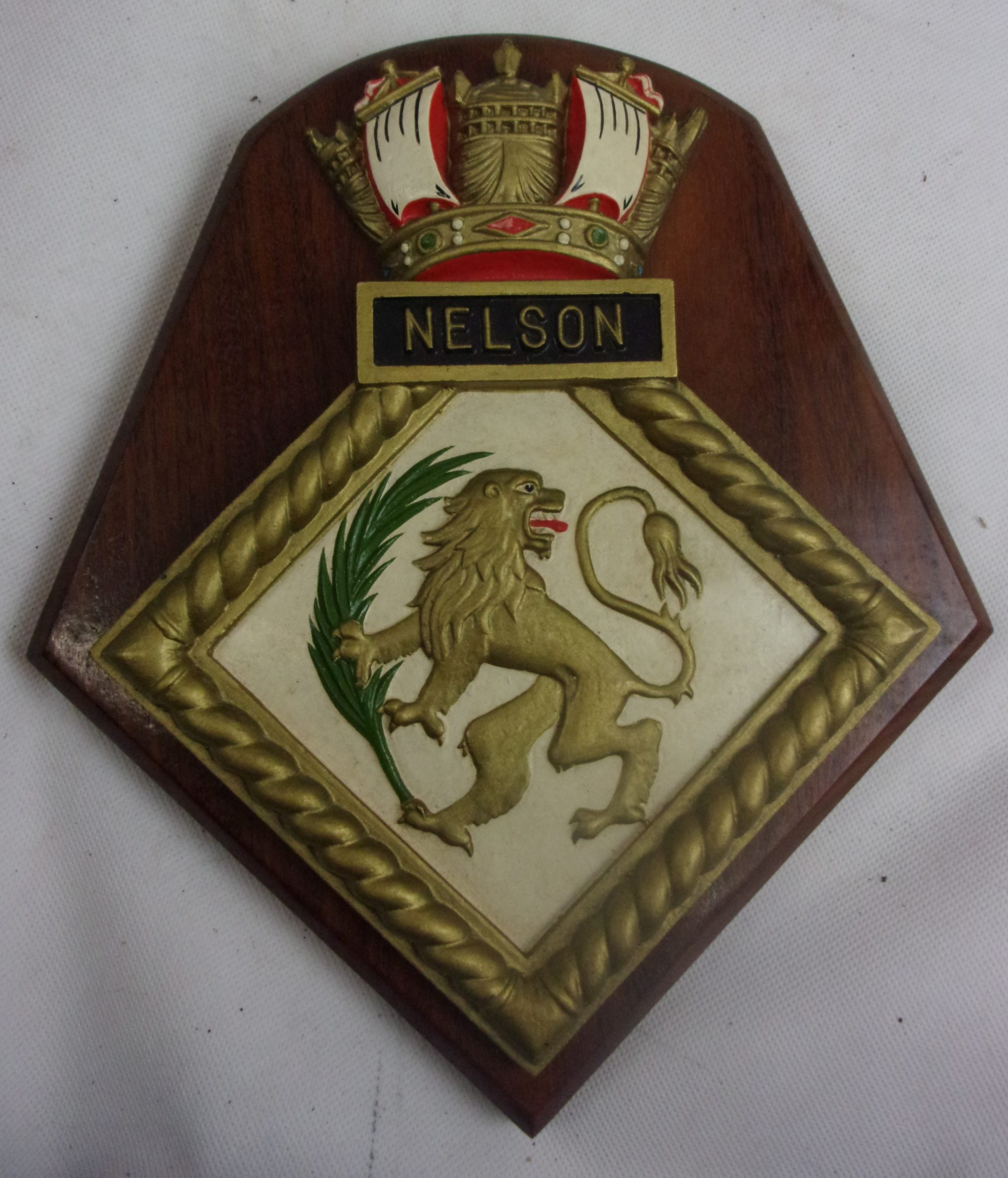 HMS Nelson Store Establishment Resin Badge