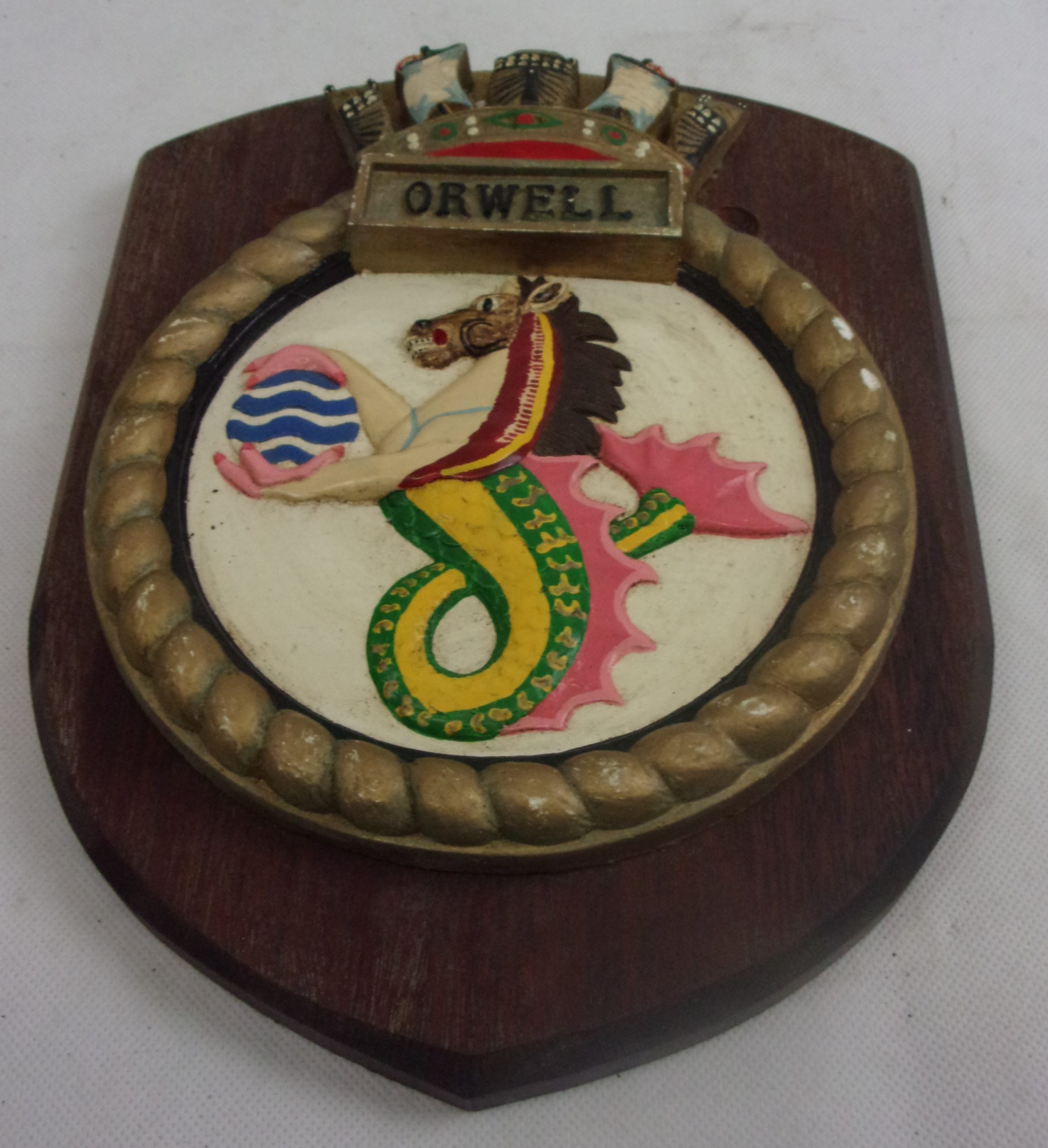 HMS Orwell O Class Destroyer 1942 Plaster Copy Plaque - Image 4