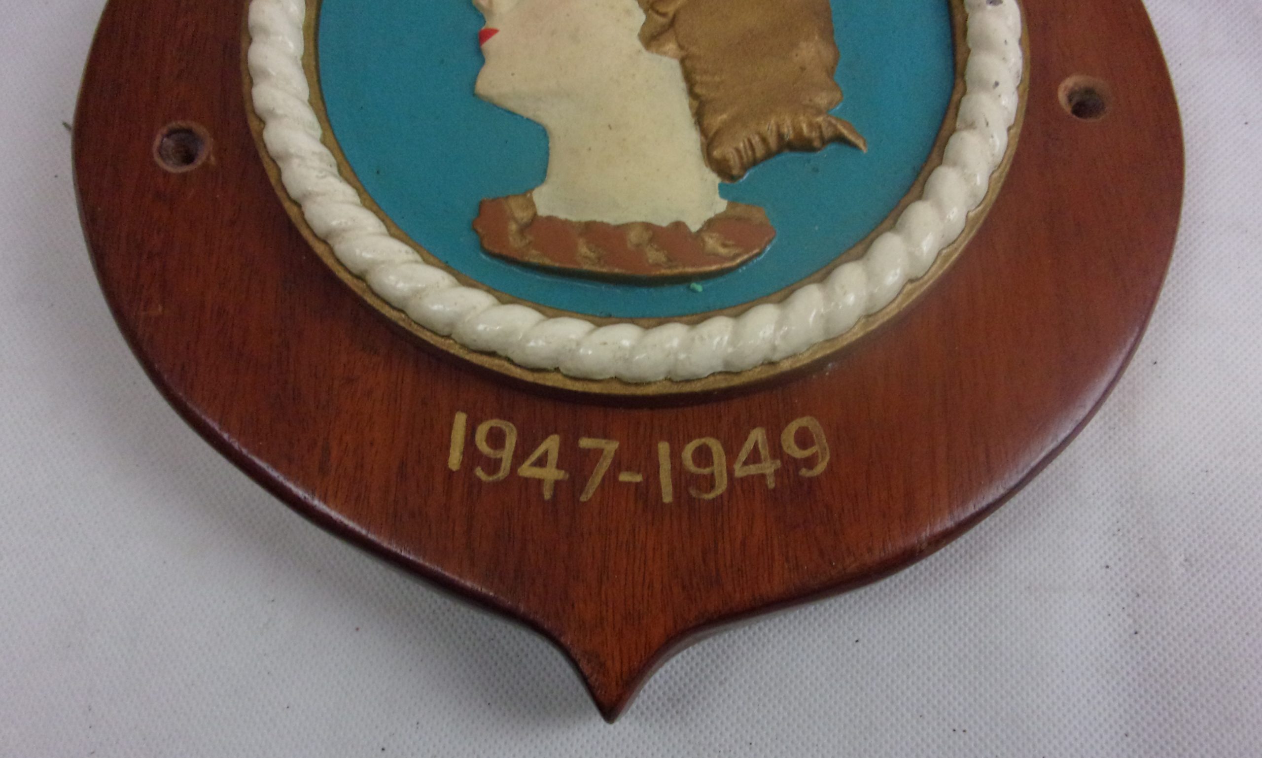 HMS Sylvia 1944 Algerine Class Minesweeper Alloy Boat Badge - Image 4