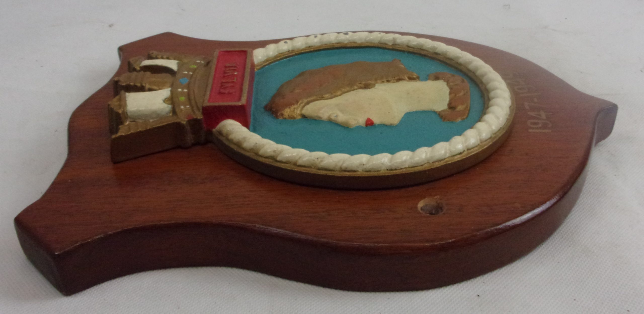 HMS Sylvia 1944 Algerine Class Minesweeper Alloy Boat Badge - Image 3