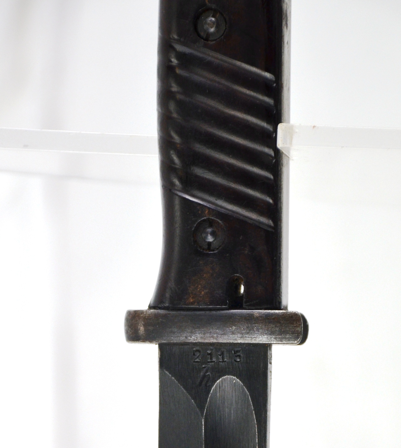 Excellent German WW2 K98 Bayonet With Frog And Scabbard By JWH - Image 4
