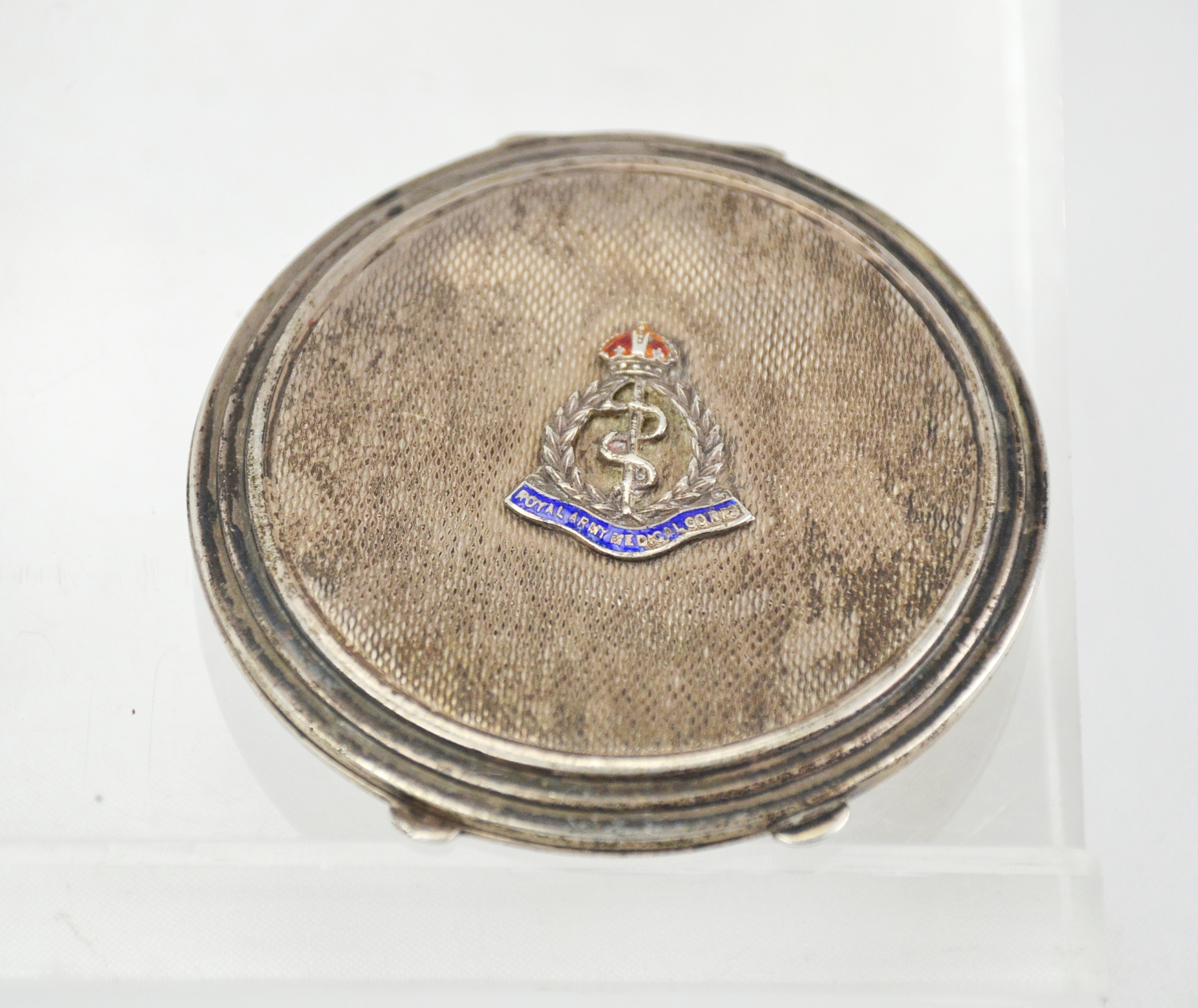 1913 Dated George V Royal Army Medical Corps Lady’s Silver Compact