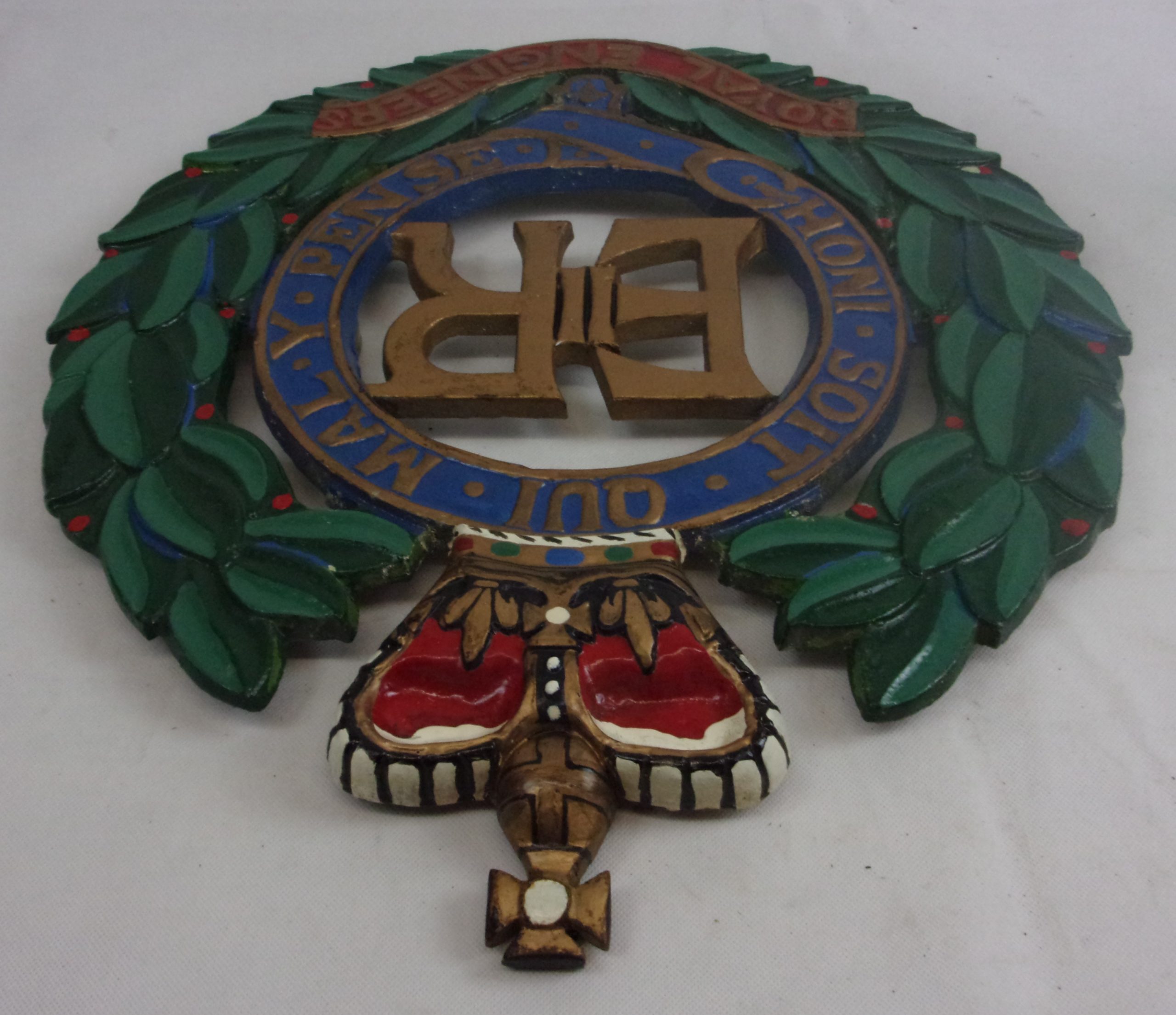 Large Royal Engineers Alloy Gate Plaque - Image 3
