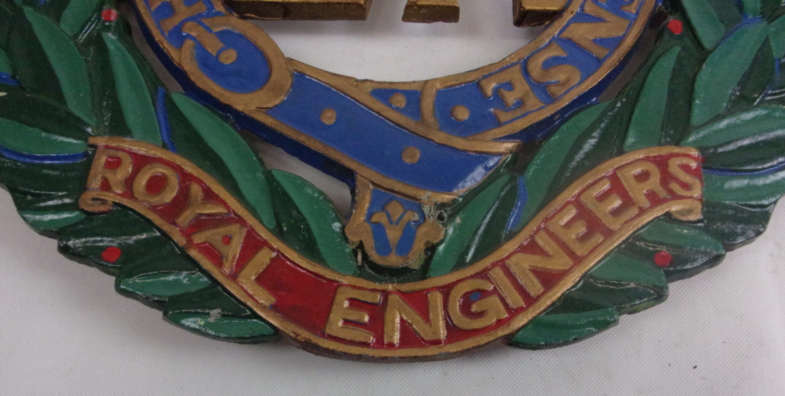 Large Royal Engineers Alloy Gate Plaque - Image 6