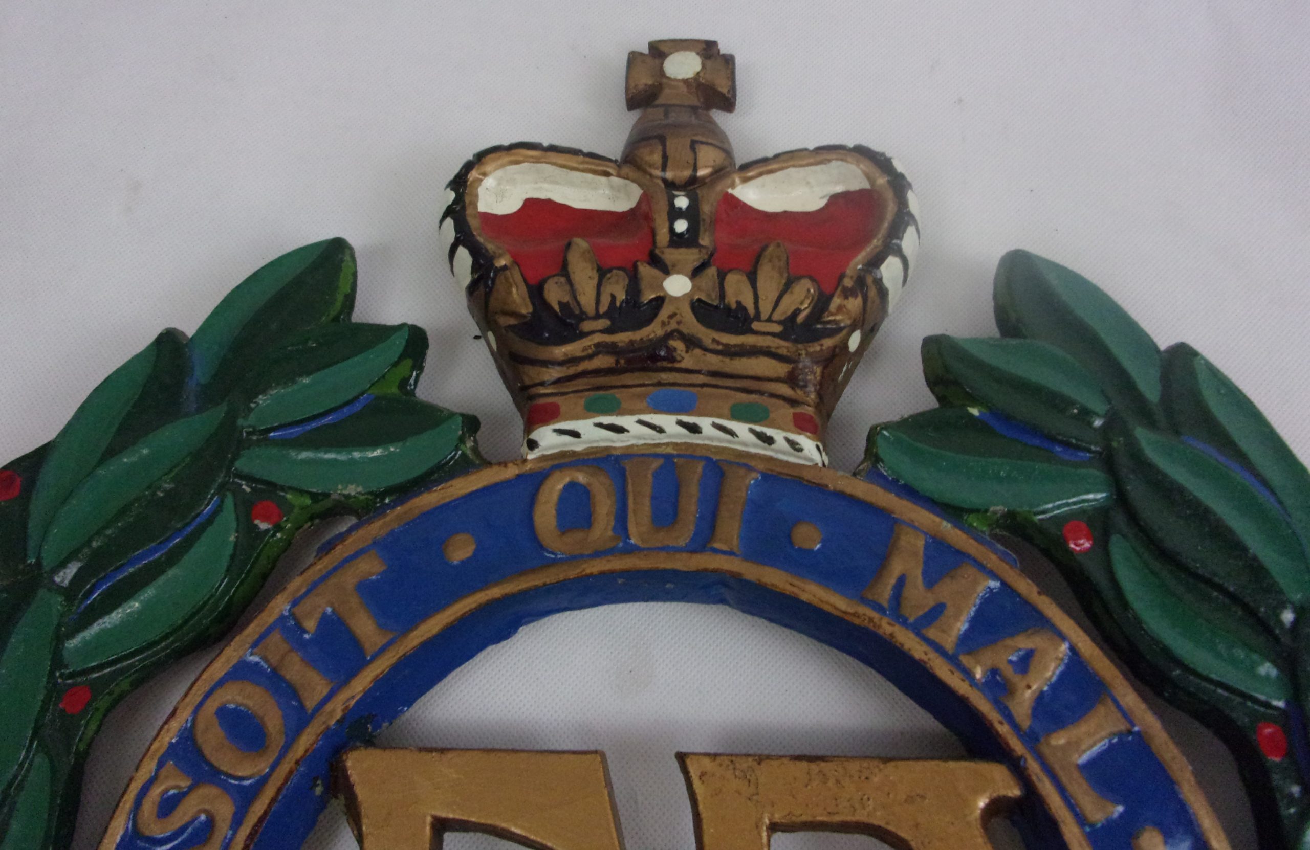 Large Royal Engineers Alloy Gate Plaque - Image 4