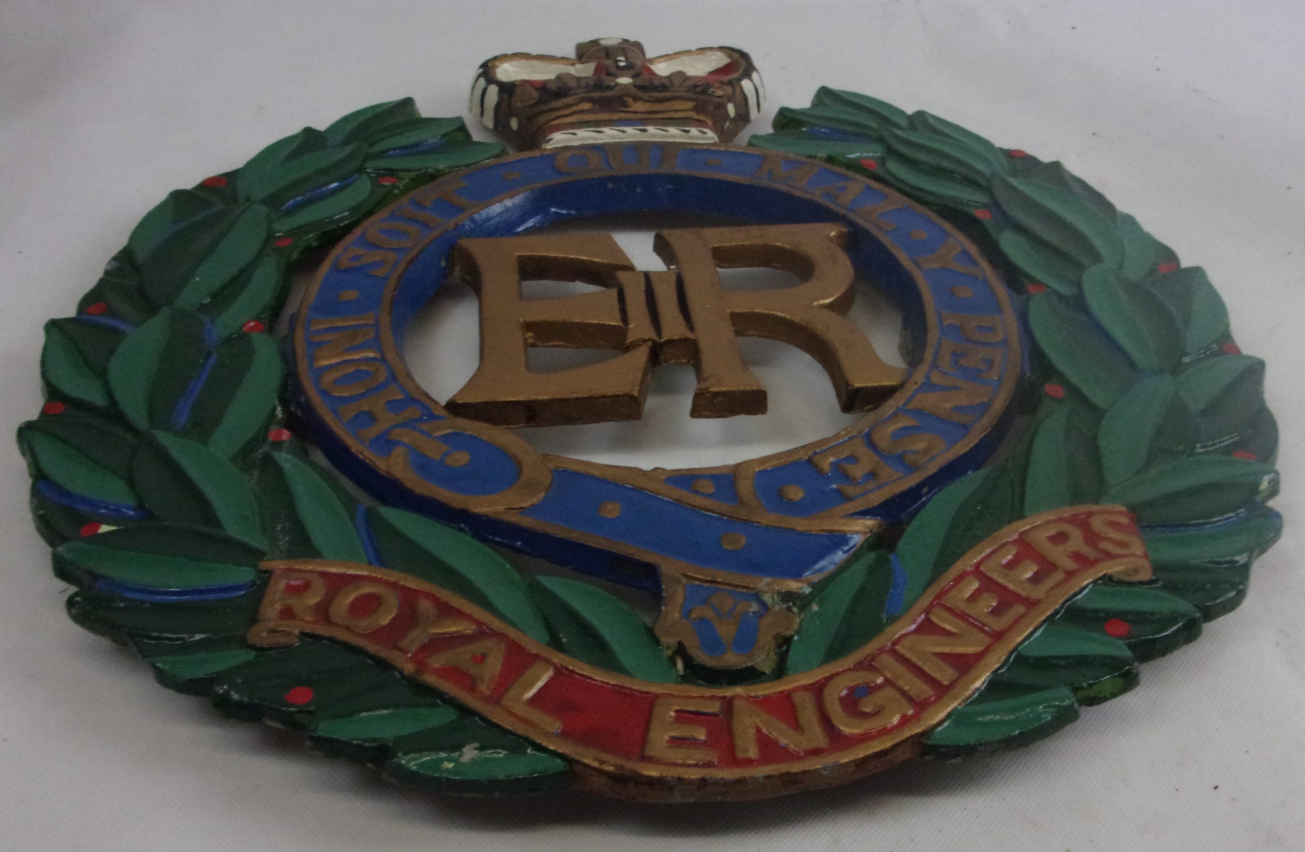 Large Royal Engineers Alloy Gate Plaque - Image 2