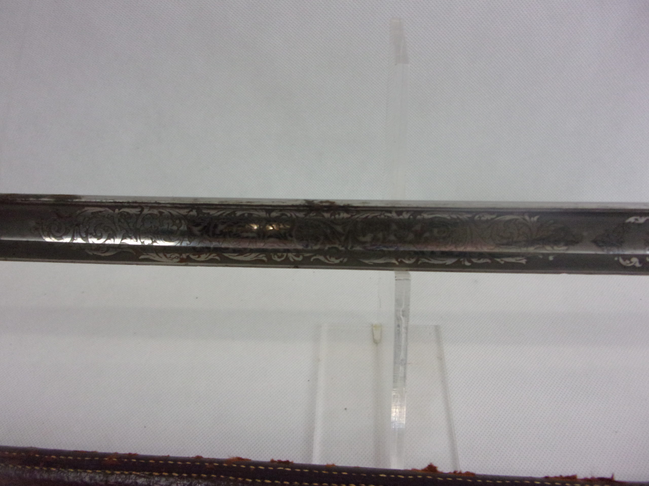 Royal Artillery Wilkinson Swords 1822 Pattern Light Cavalry Sabre, Leather Frog And Leather Field Scabbard - Image 7